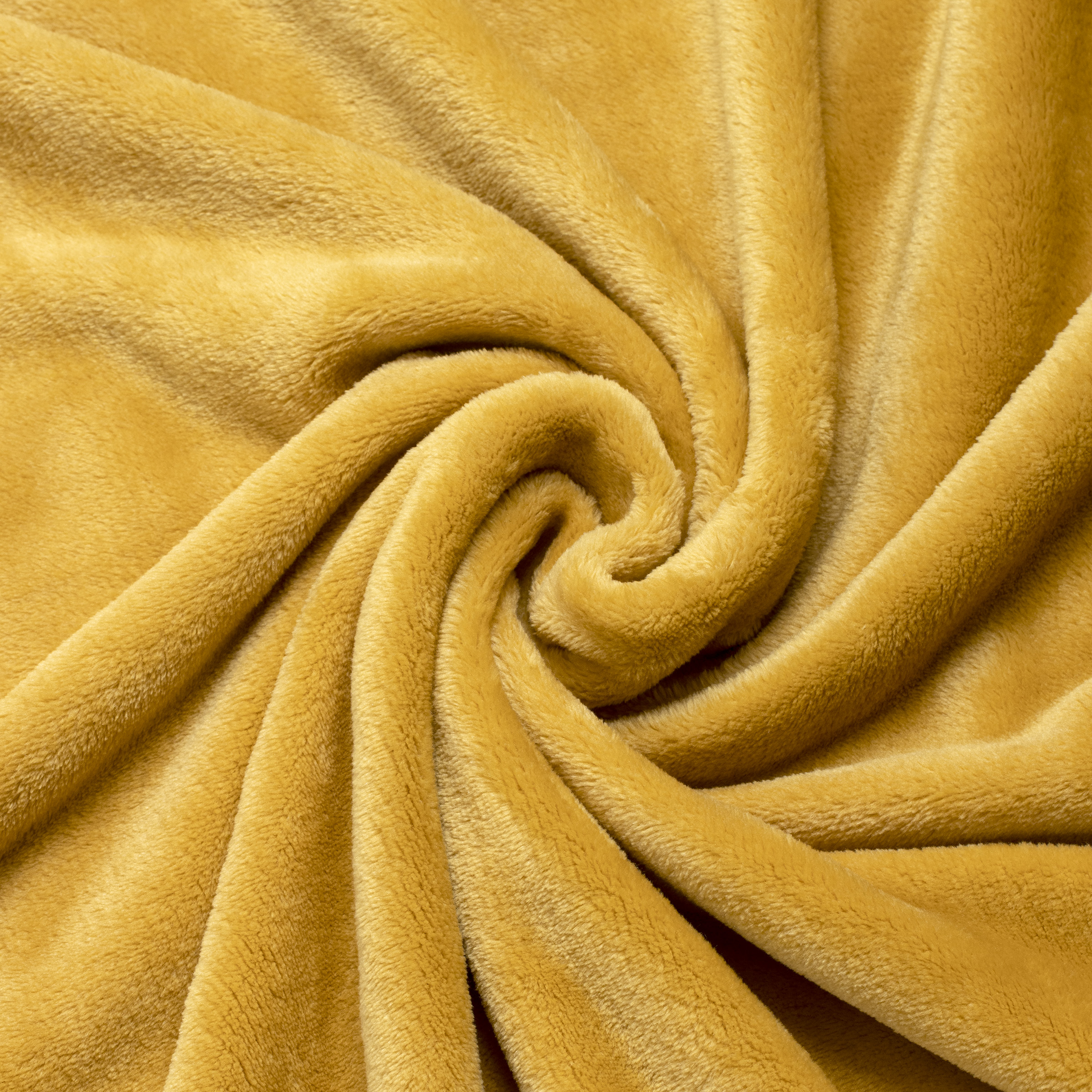 Plaid doux (230 cm) Tendresse Jaune ocre