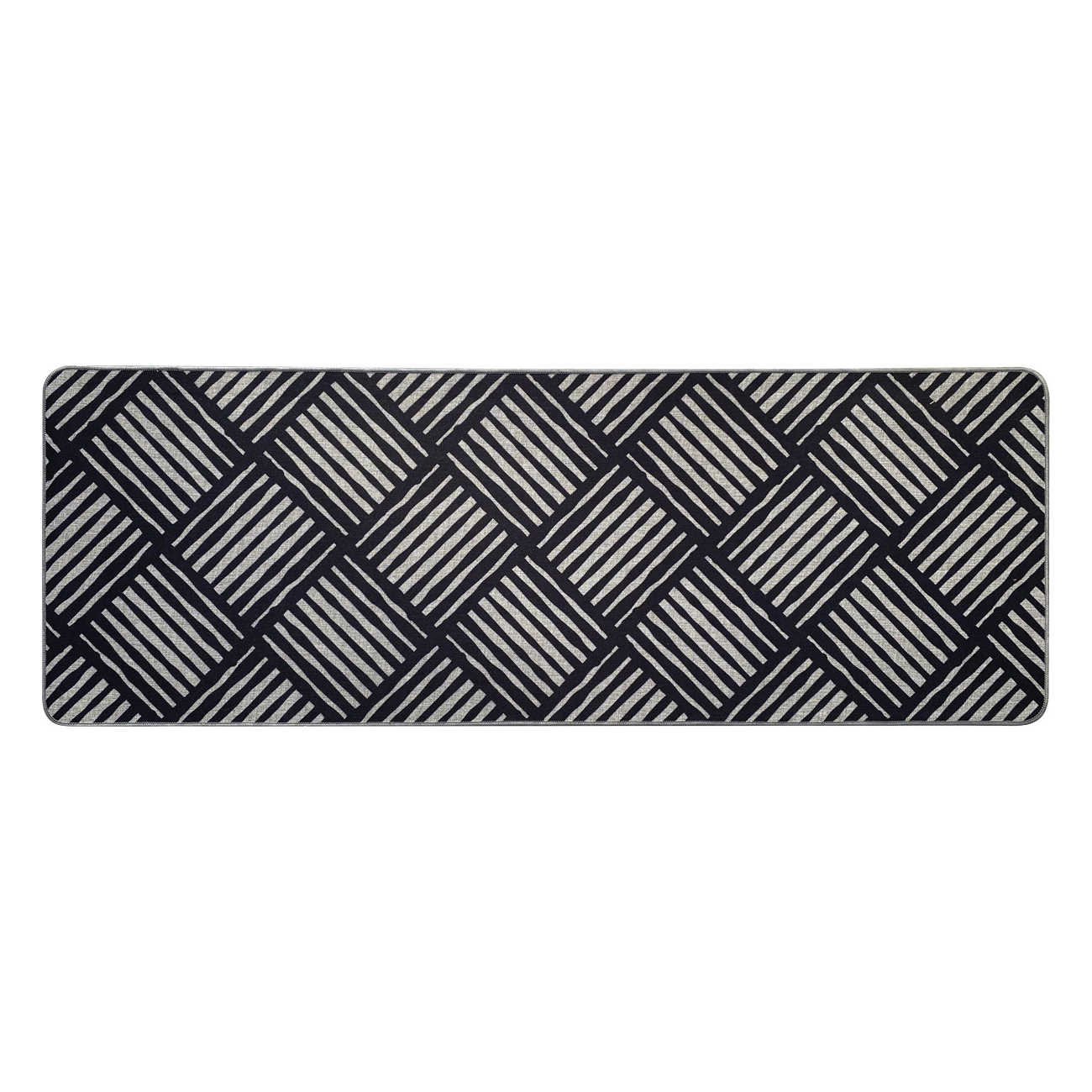 TAPIS IMP 50X140CM POLYESTER - AFRICA GRIS