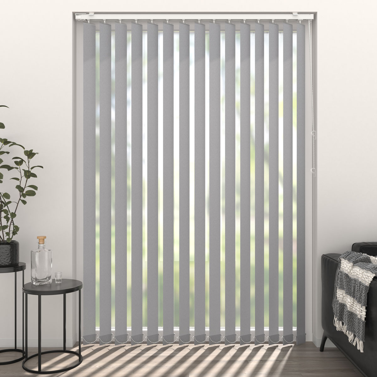 STORE VERTICAL TAMISANT HELSINKI 150X260CM - GRIS