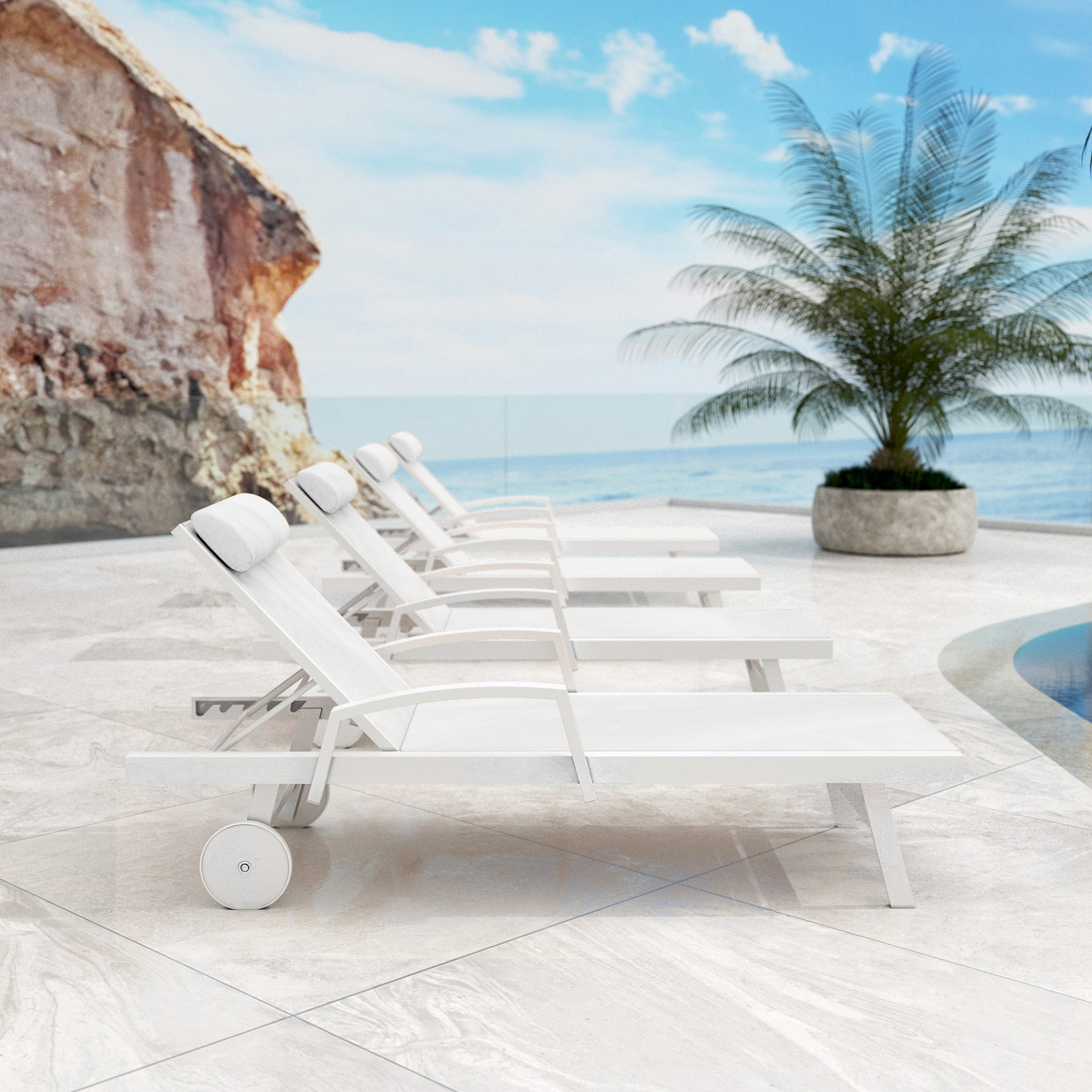 Transat texaline Pirae - Blanc