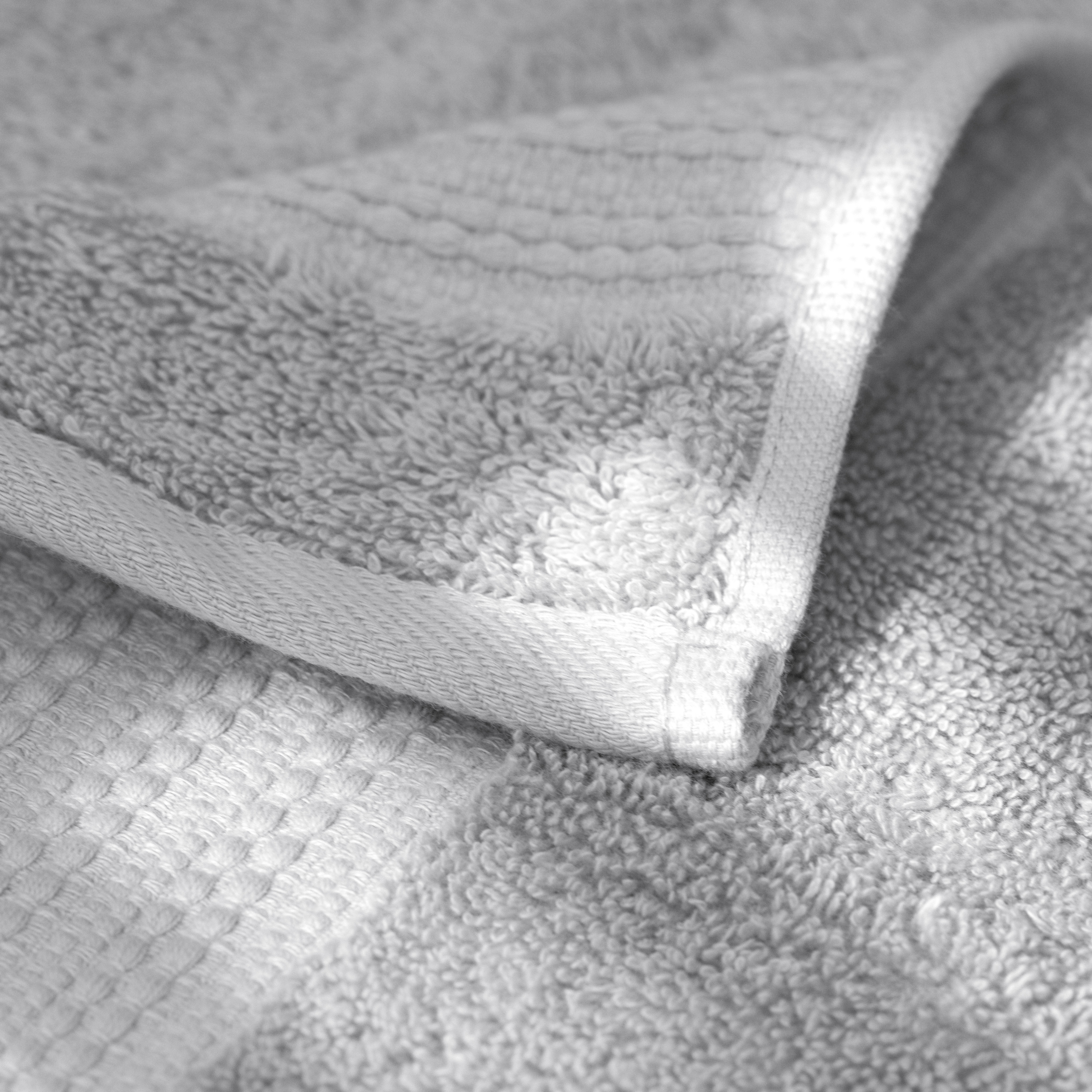 Serviette de bain coton bio (70 x 130 cm) Garance Gris nuage 2