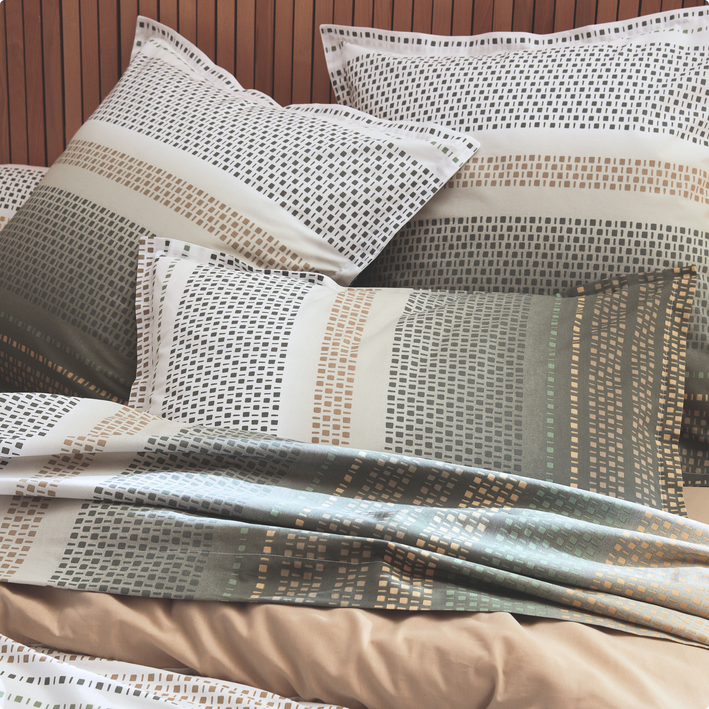 NIAGARA KAKI HOUSSE DE COUETTE 200X200