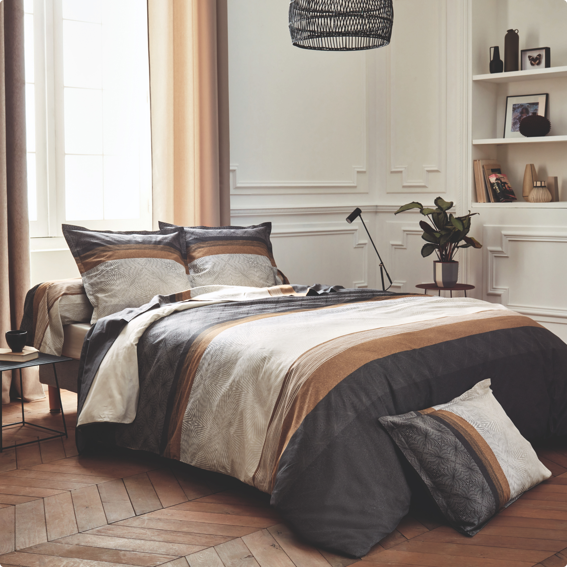 TIAGO NOIR HOUSSE DE COUETTE 280X240