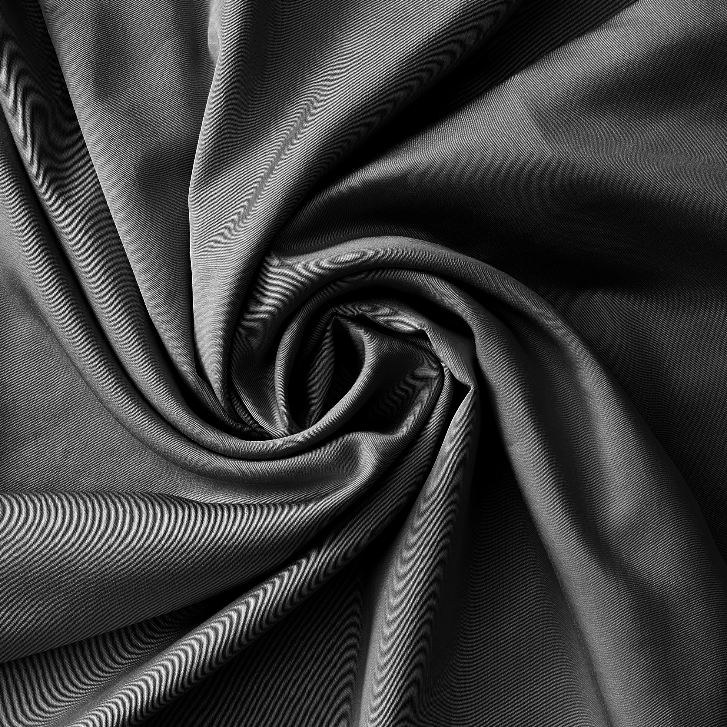Housse de couette satin de bambou (240 x 220 cm) Salomé Noir