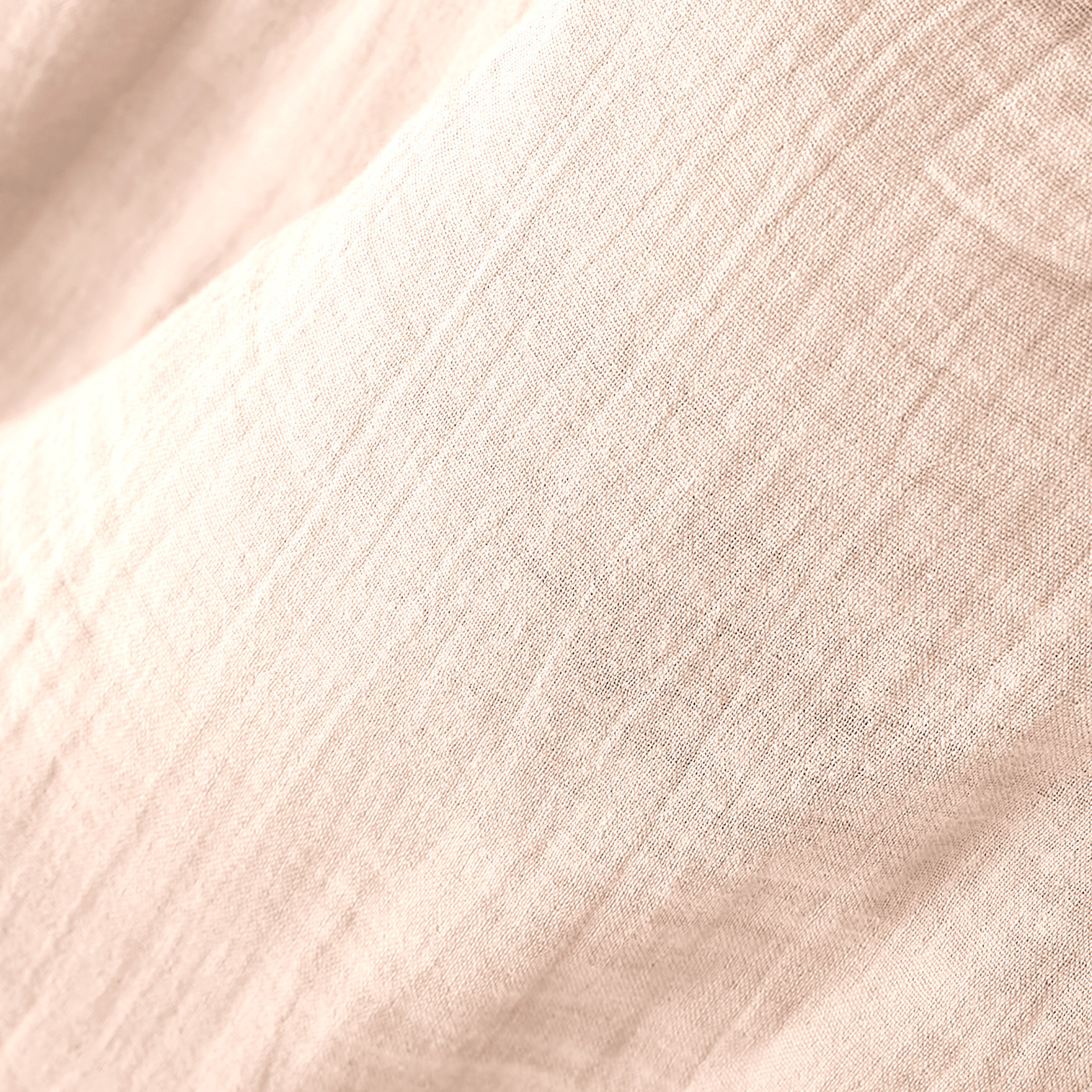 Lot de 2 essuie-mains gaze de coton (70 cm) Gaïa Rose poudré