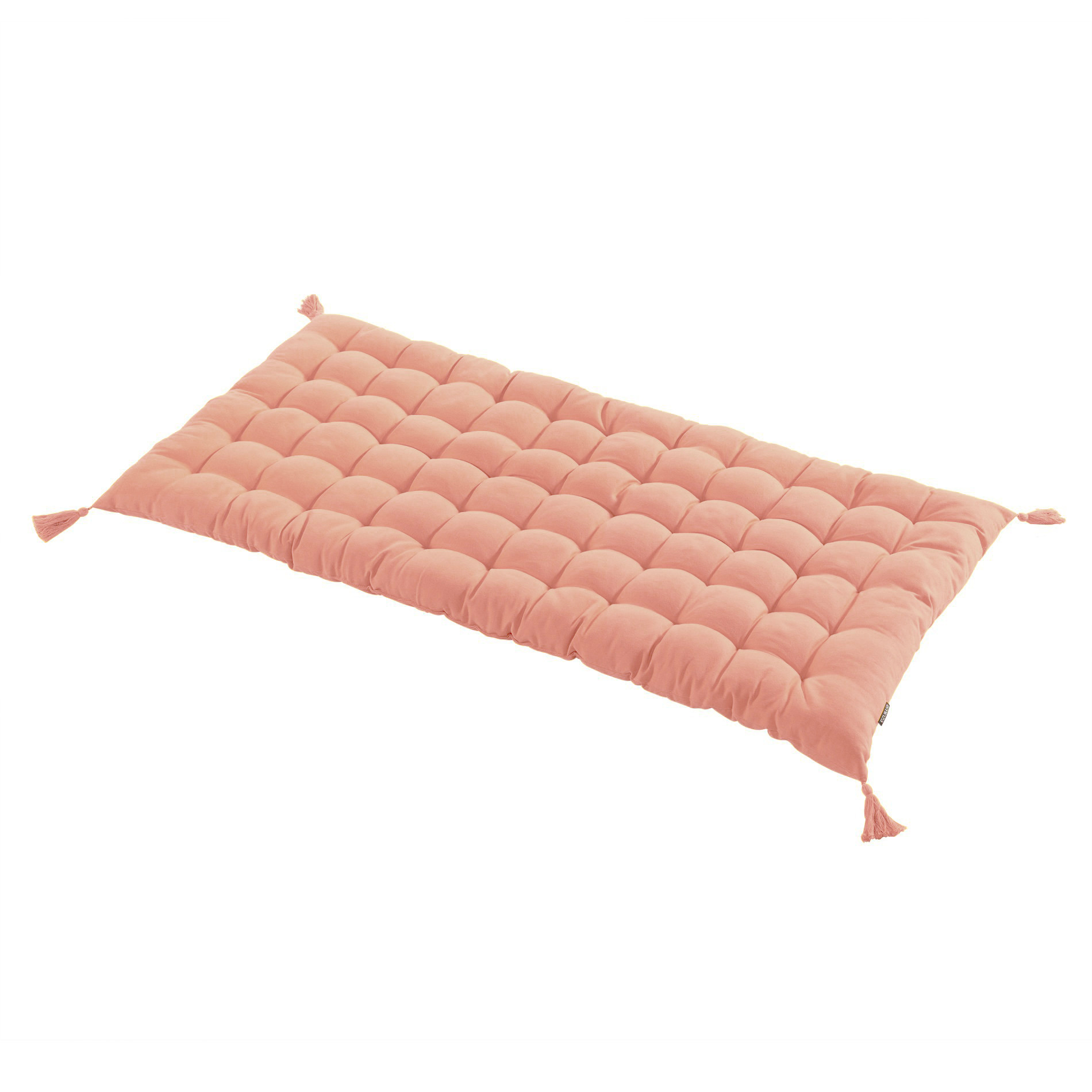 Matelas de sol coton (120 x 60 cm) Pixel Rose pêche