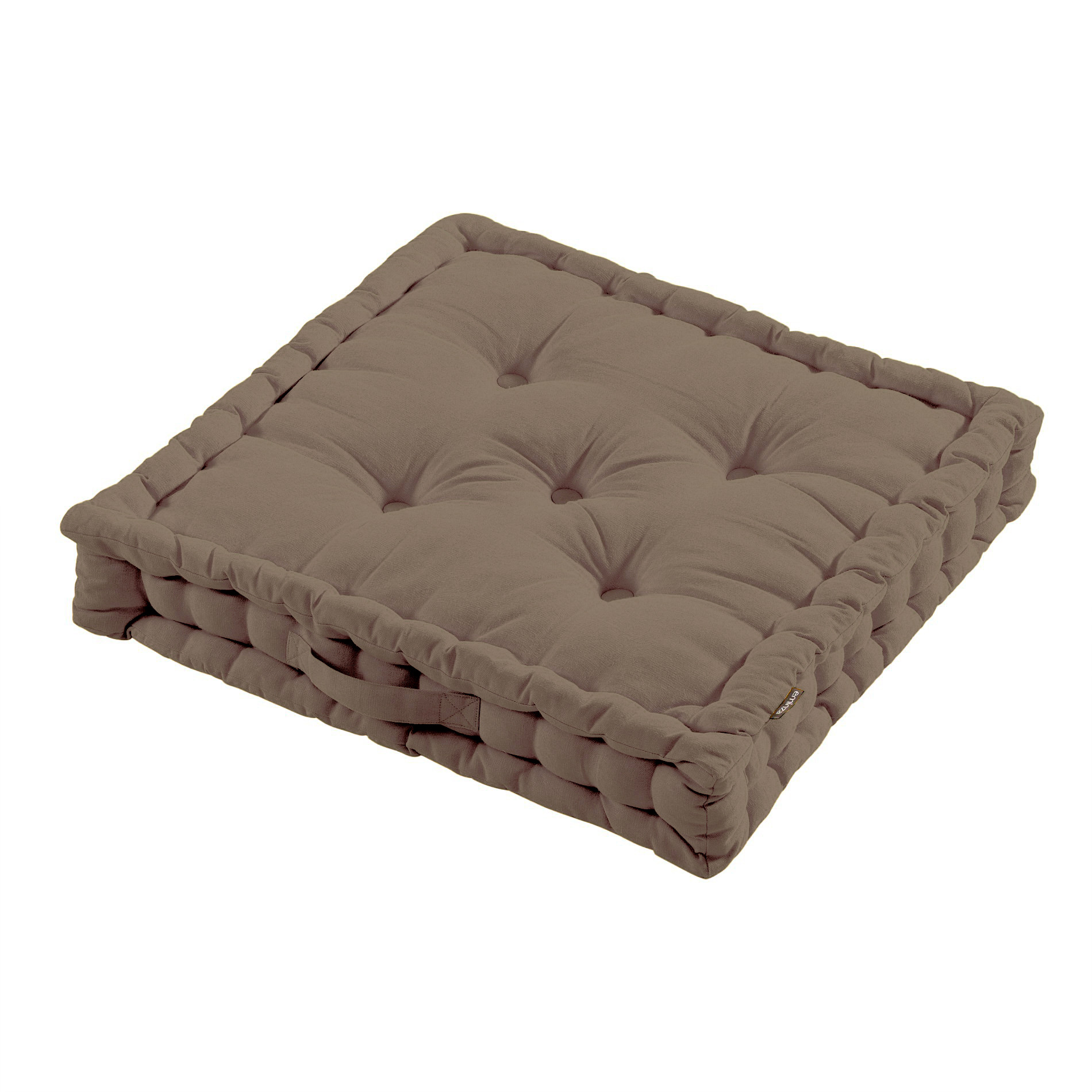 Coussin de sol (60 x H10 cm) Pixel Taupe 3