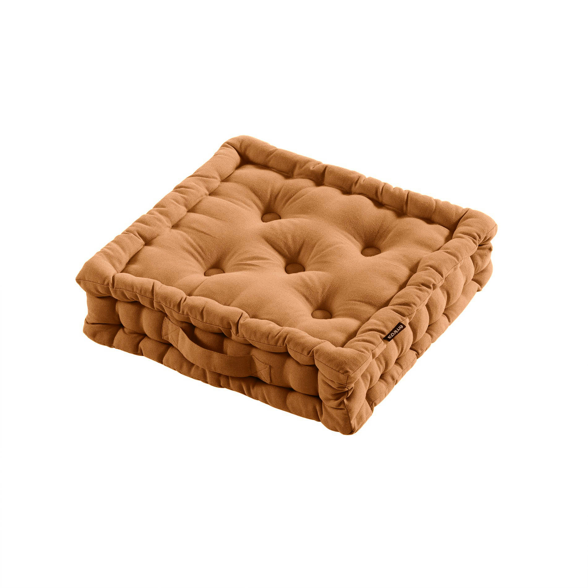 Coussin de sol coton (40 x 40 cm) Pixel Camel