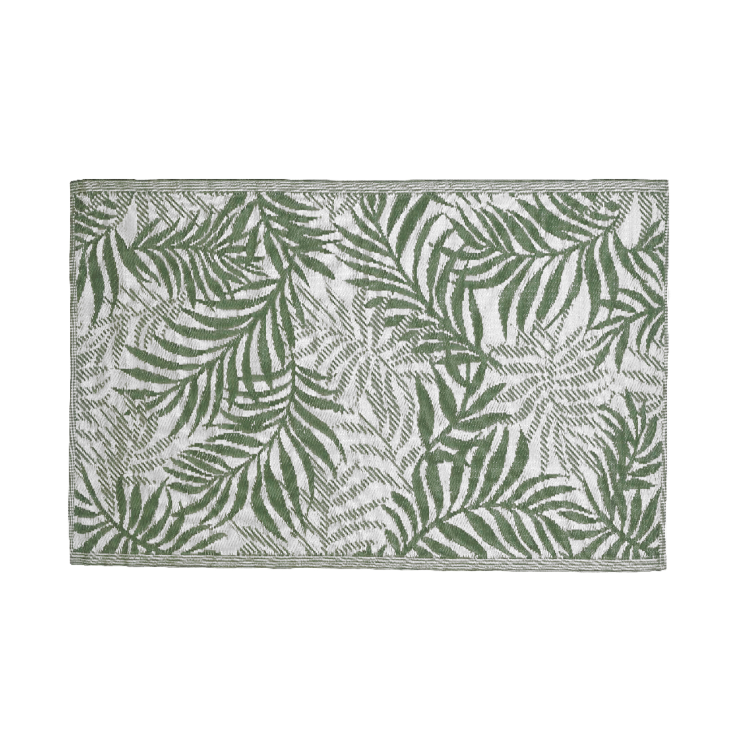 Tapis d'extérieur rectangulaire (120 x 180 cm) Feuillage Vert