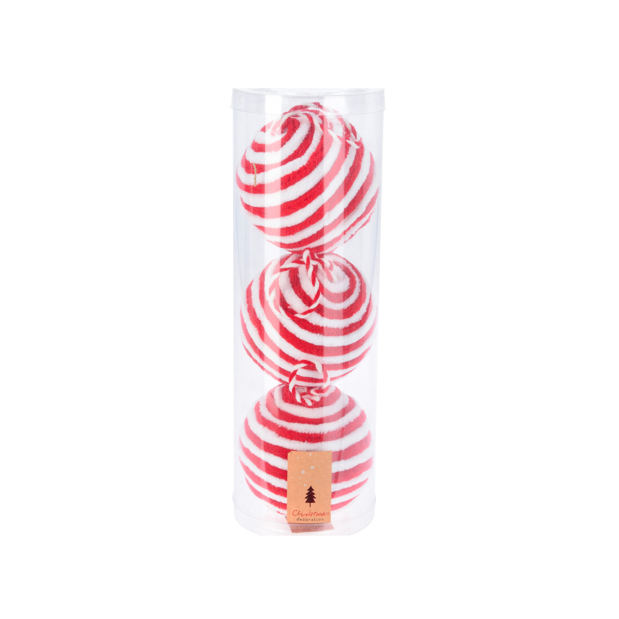 LOT DE 3 BOULES DE NOèL 10CM