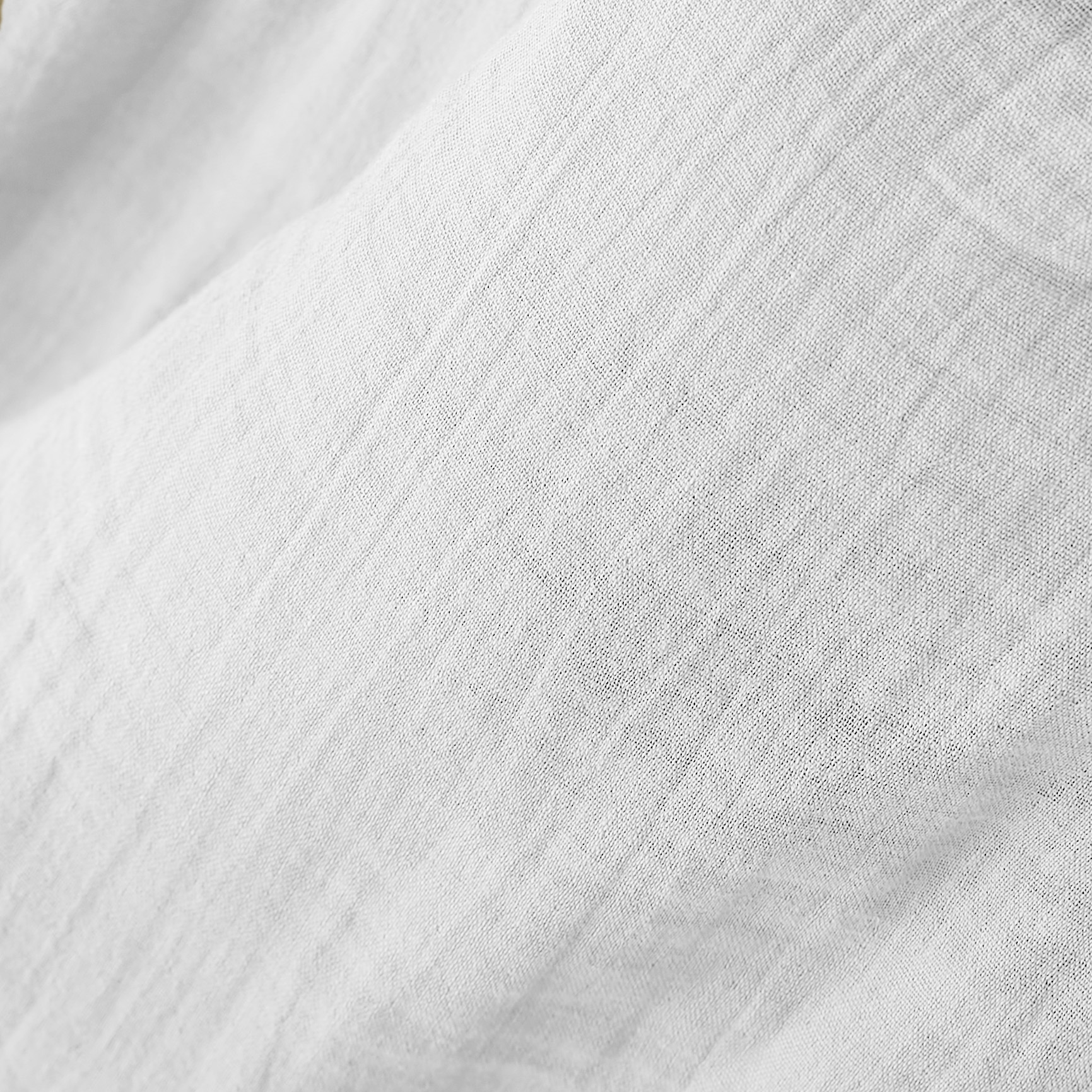 Taie d'oreiller rectangulaire gaze de coton (L80 cm) Gaïa Blanc chantilly 2