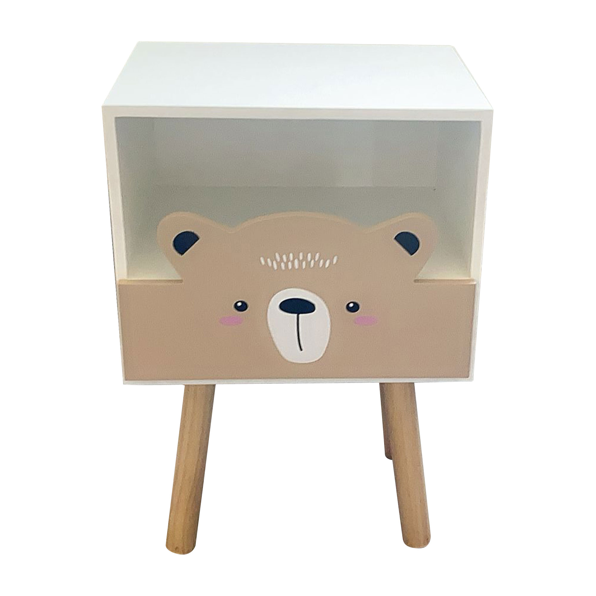 Meuble enfant 1 tiroir + 1 niche ourson H45 cm Eminza Kids