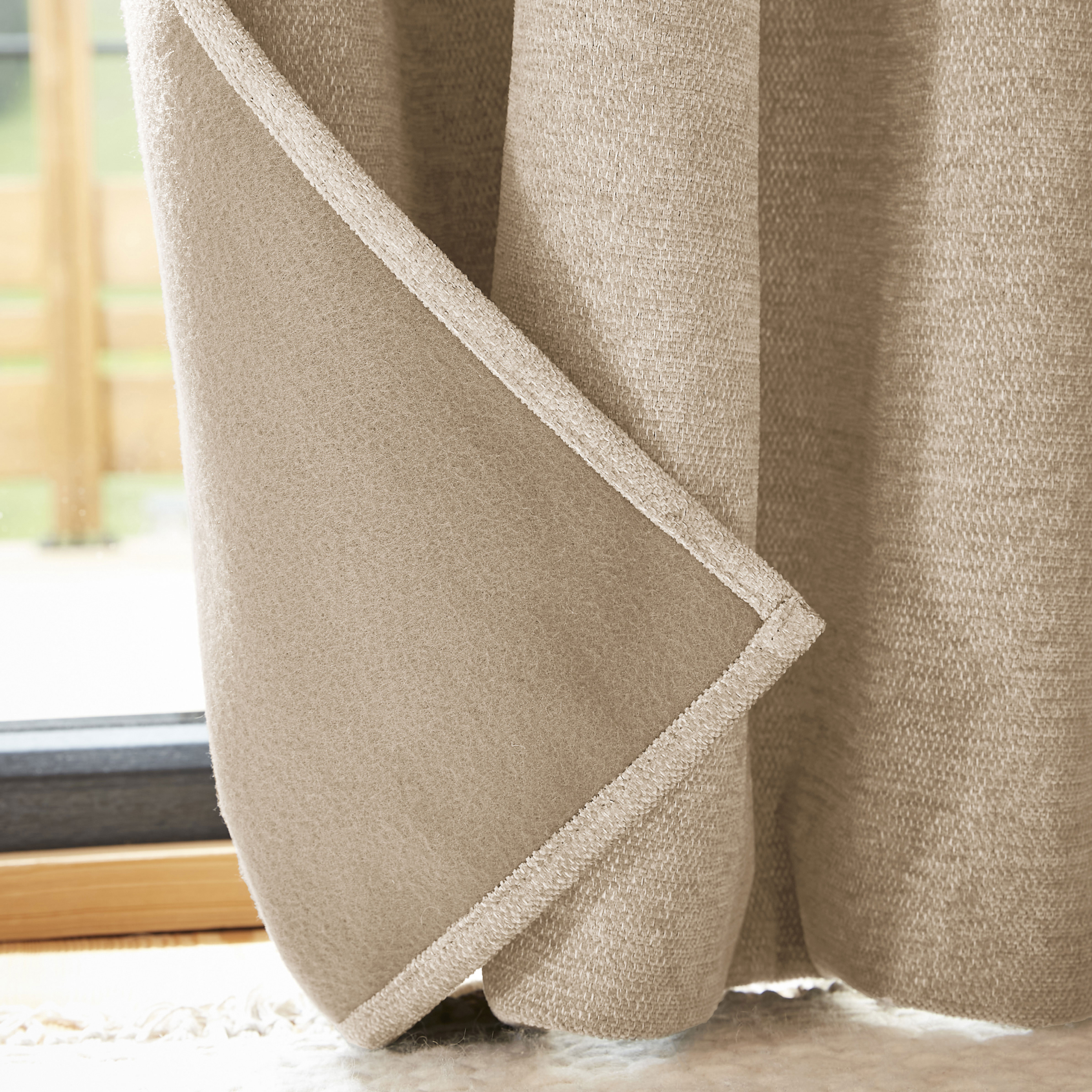 Rideau occultant isolant Total Blackout (140 x 240 cm) Magnus Ecru