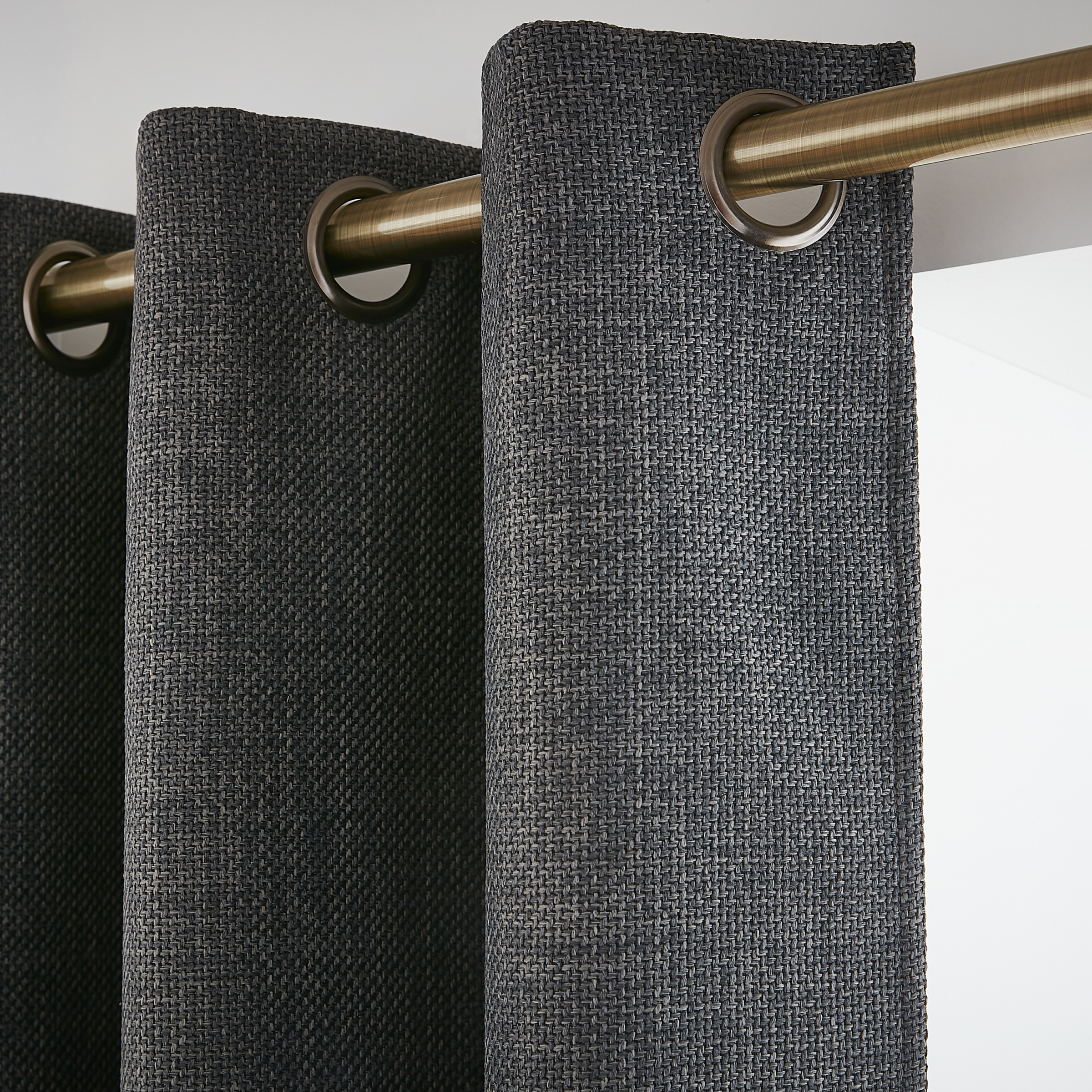 Rideau obscurcissant thermique (140 x 280 cm) Alba Gris anthracite