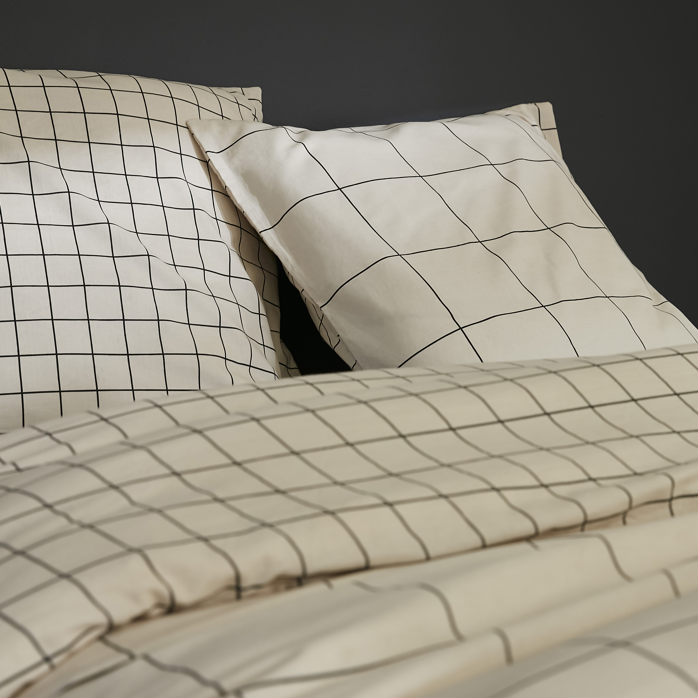 Parure de lit (Housse de couette + 2 Taies d'oreiller) 240 x 220 cm Coton imprimŽ CARRIE Pampa