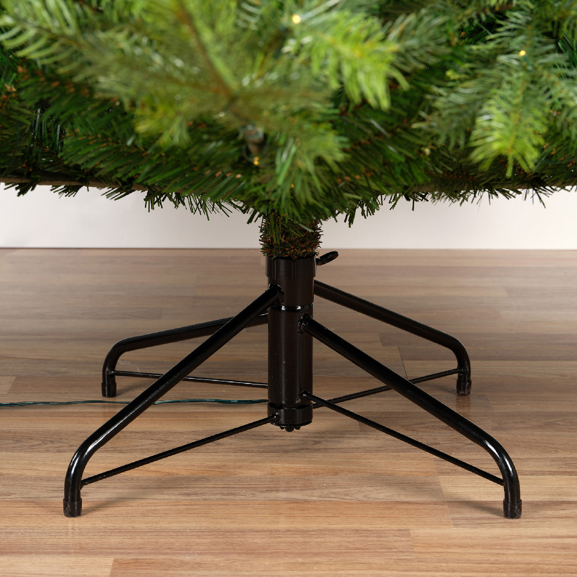 Sapin de Noël artificiel lumineux extérieur 700 LED H240 cm Glorious Vert sapin
