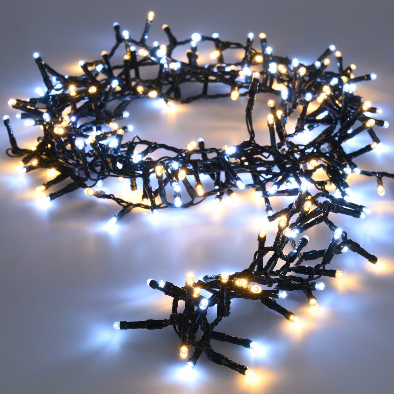 1 LED compact guirlande extŽrieur 1600cm-750L vert/blanc chaud/blanc froid