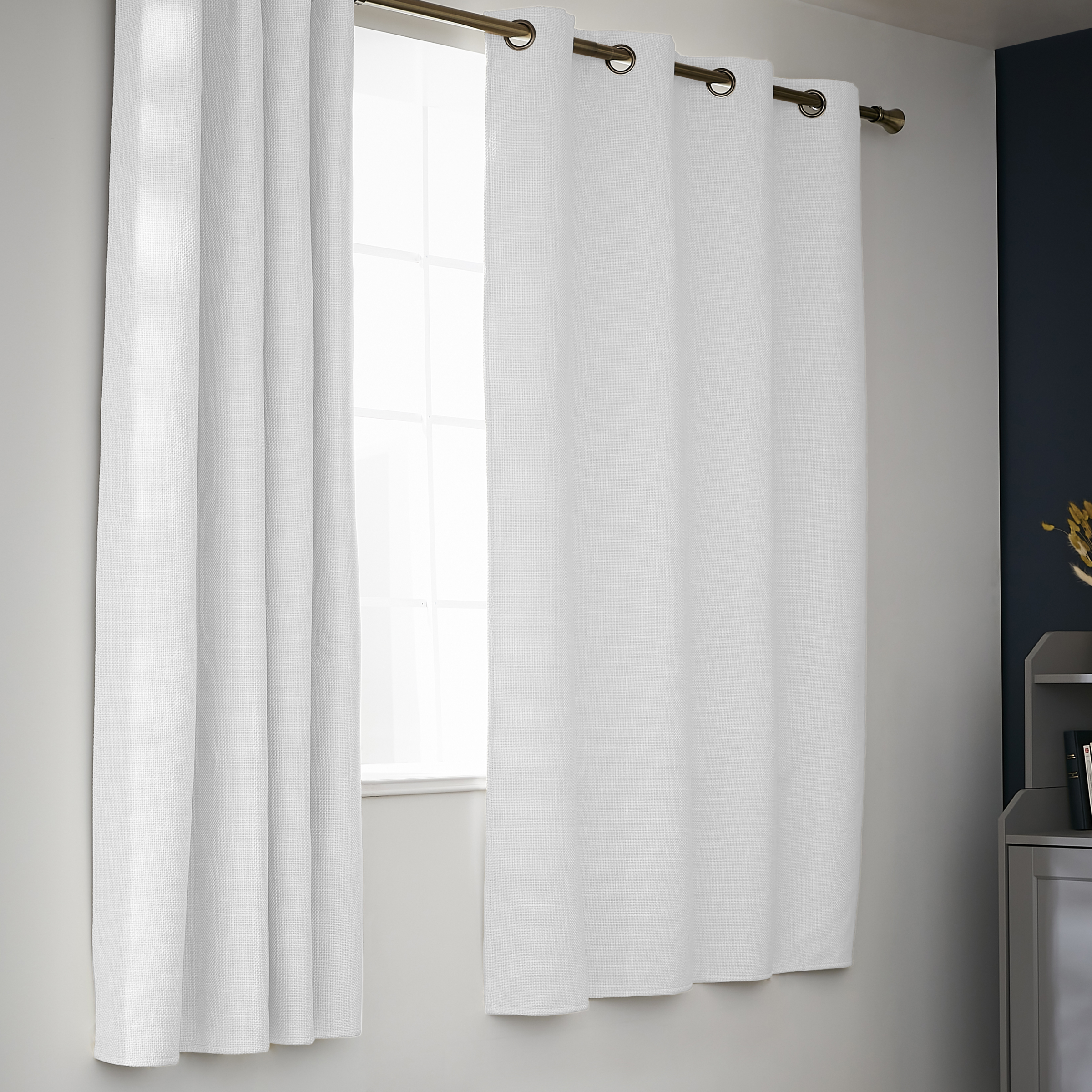 Rideau obscurcissant thermique (140 x 180 cm) Alba Blanc