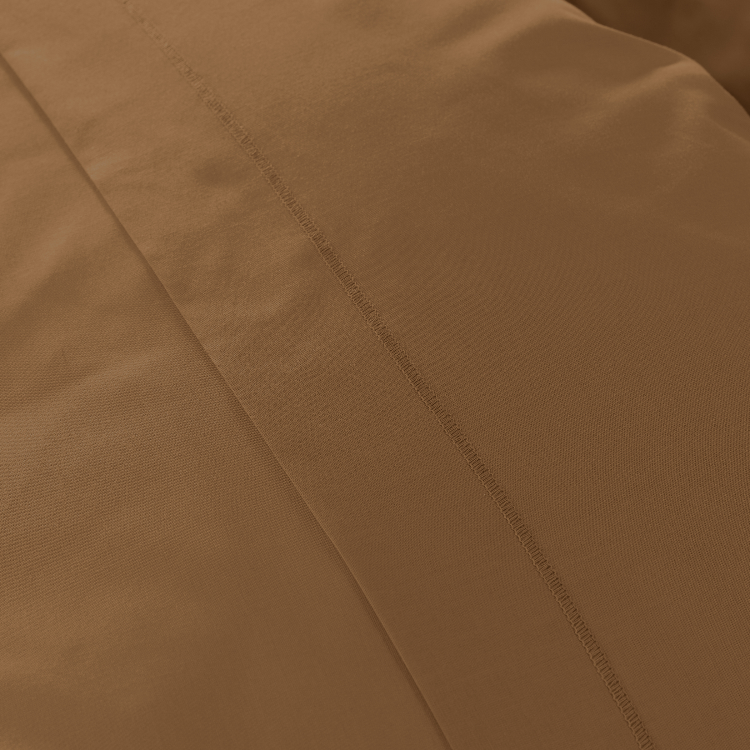 Taie d'oreiller carrée percale de coton (80 x 80 cm) Cali Cappuccino