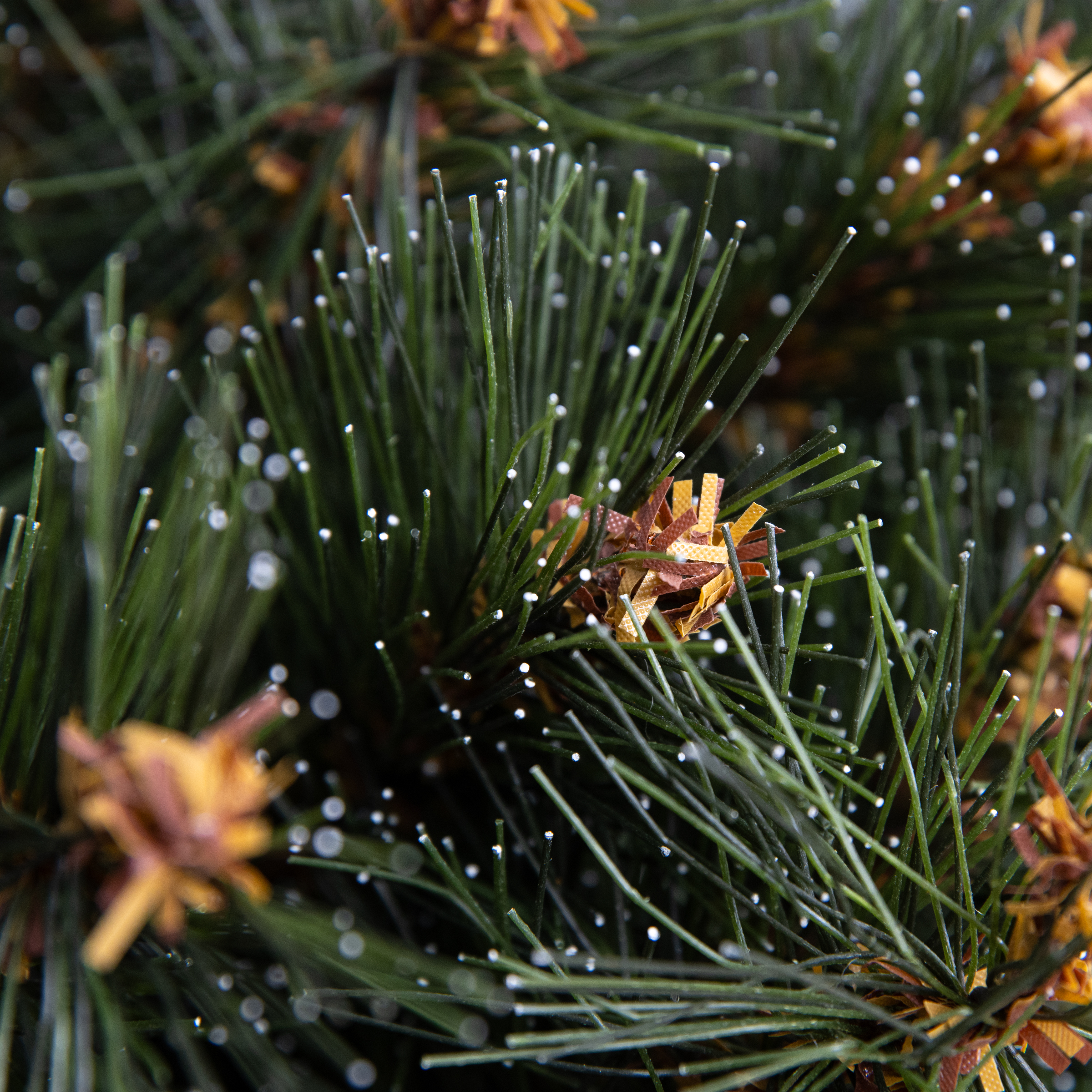 Sapin artificiel de Noël H210 cm Stockholm Vert givré