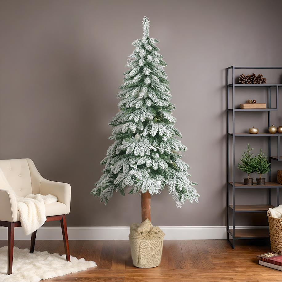 1 Tora sapin nf MADE IN EUROPE dia120.00-H240.00cm vert/blanc