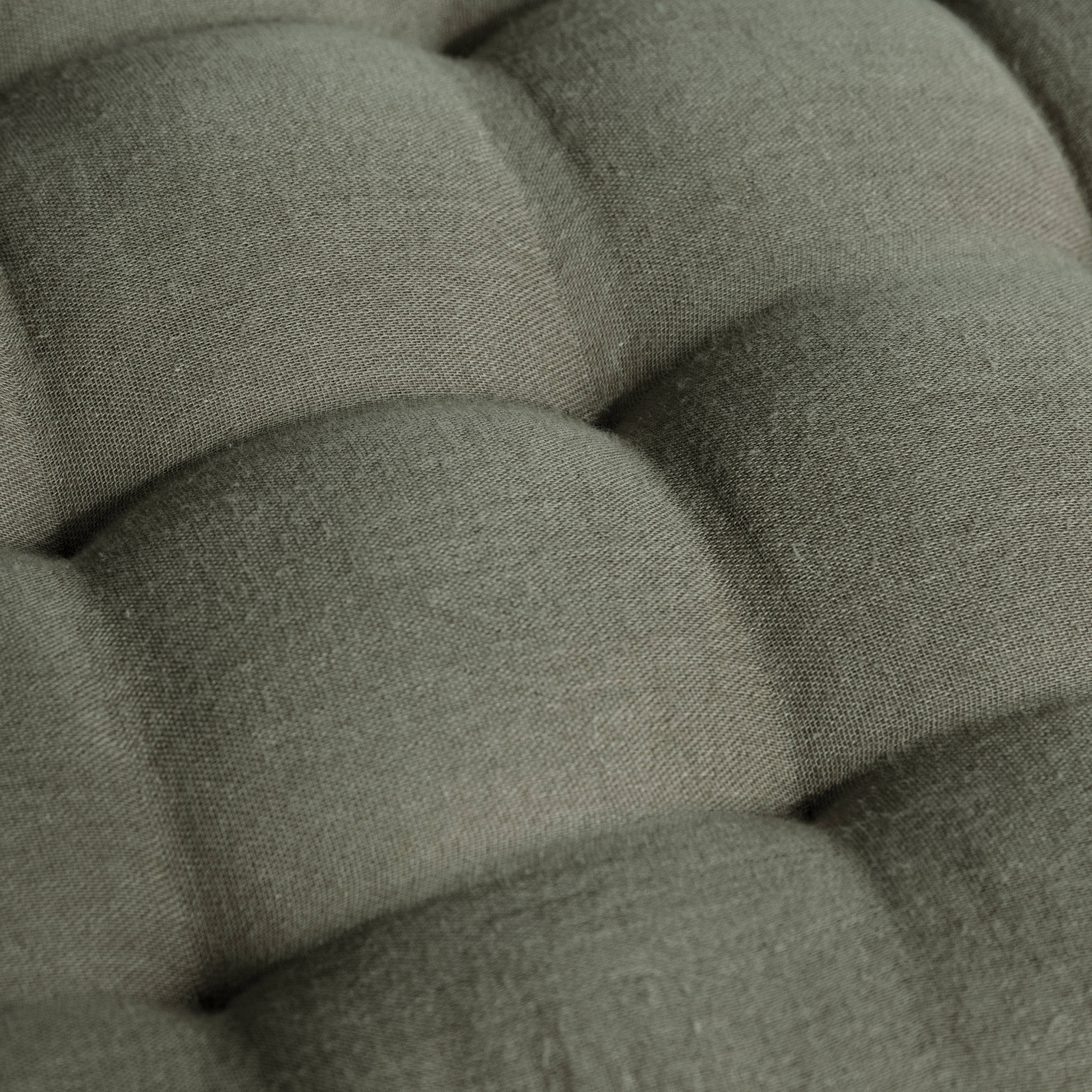 Matelas de sol gaze de coton (60 x 120 cm) Gaïa Vert romarin