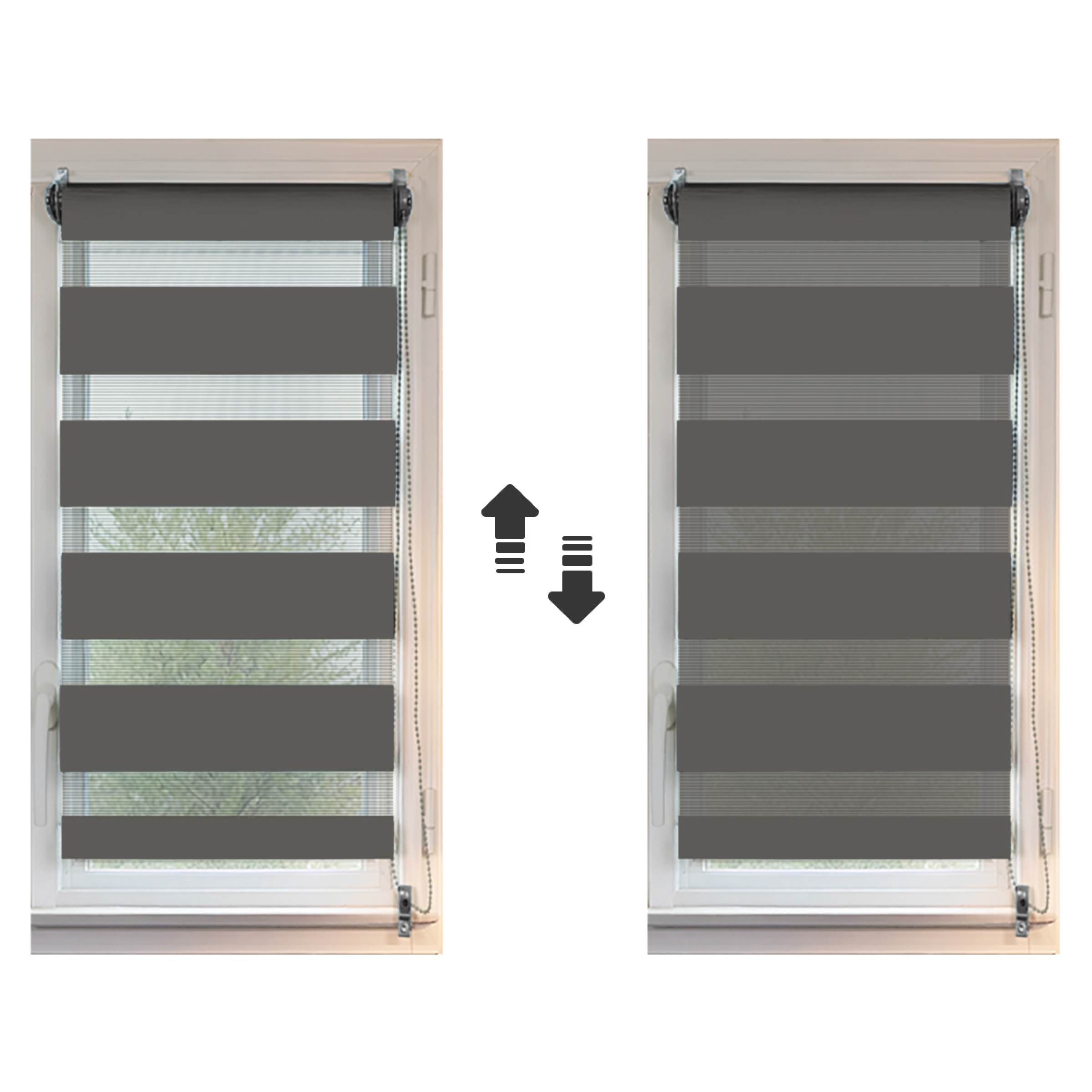 Store enrouleur Jour/Nuit (45 x 90 cm) Gris anthracite 3