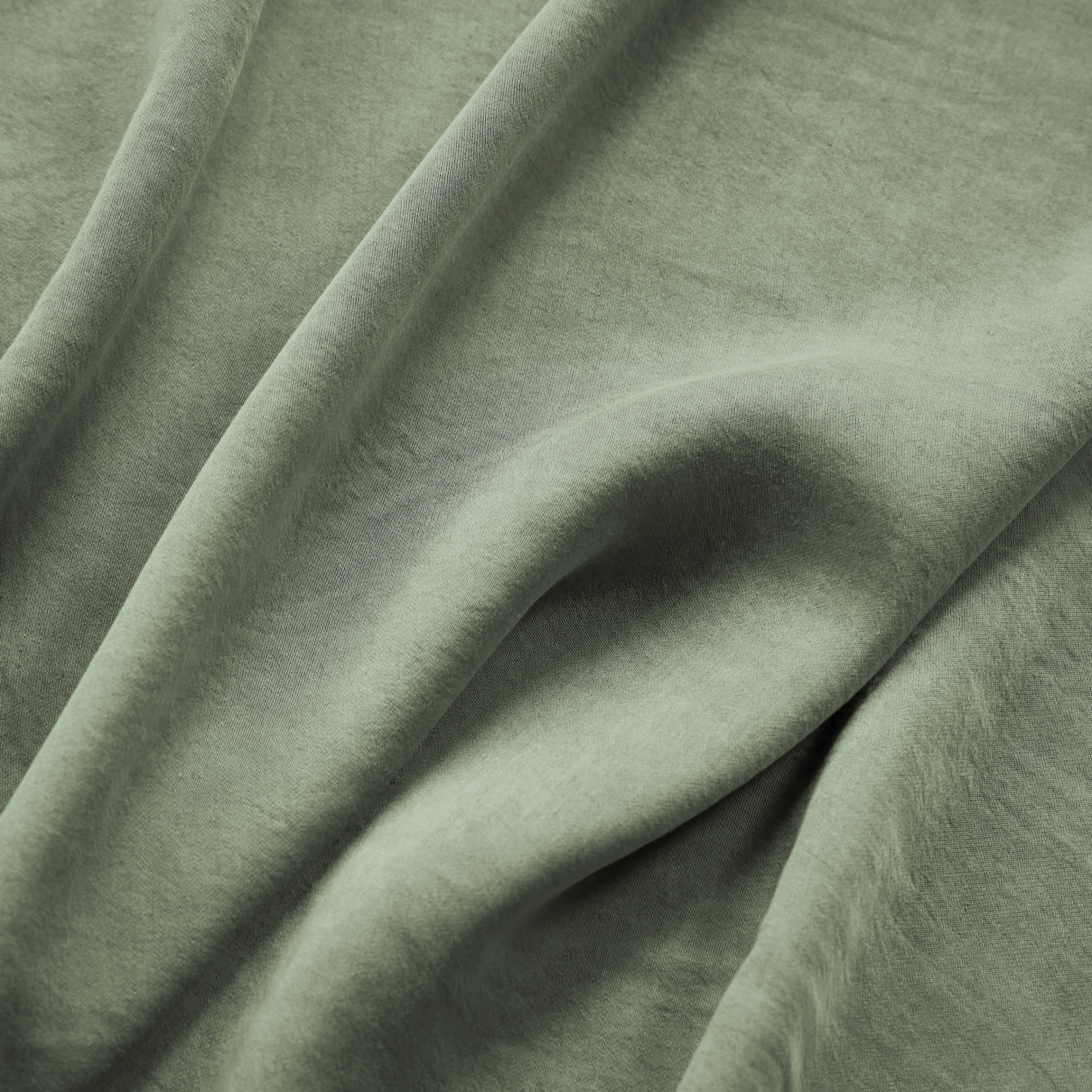 Taie d'oreiller carrée lyocell Tencel™ lavé (63 x 63 cm) Olivia Vert romarin