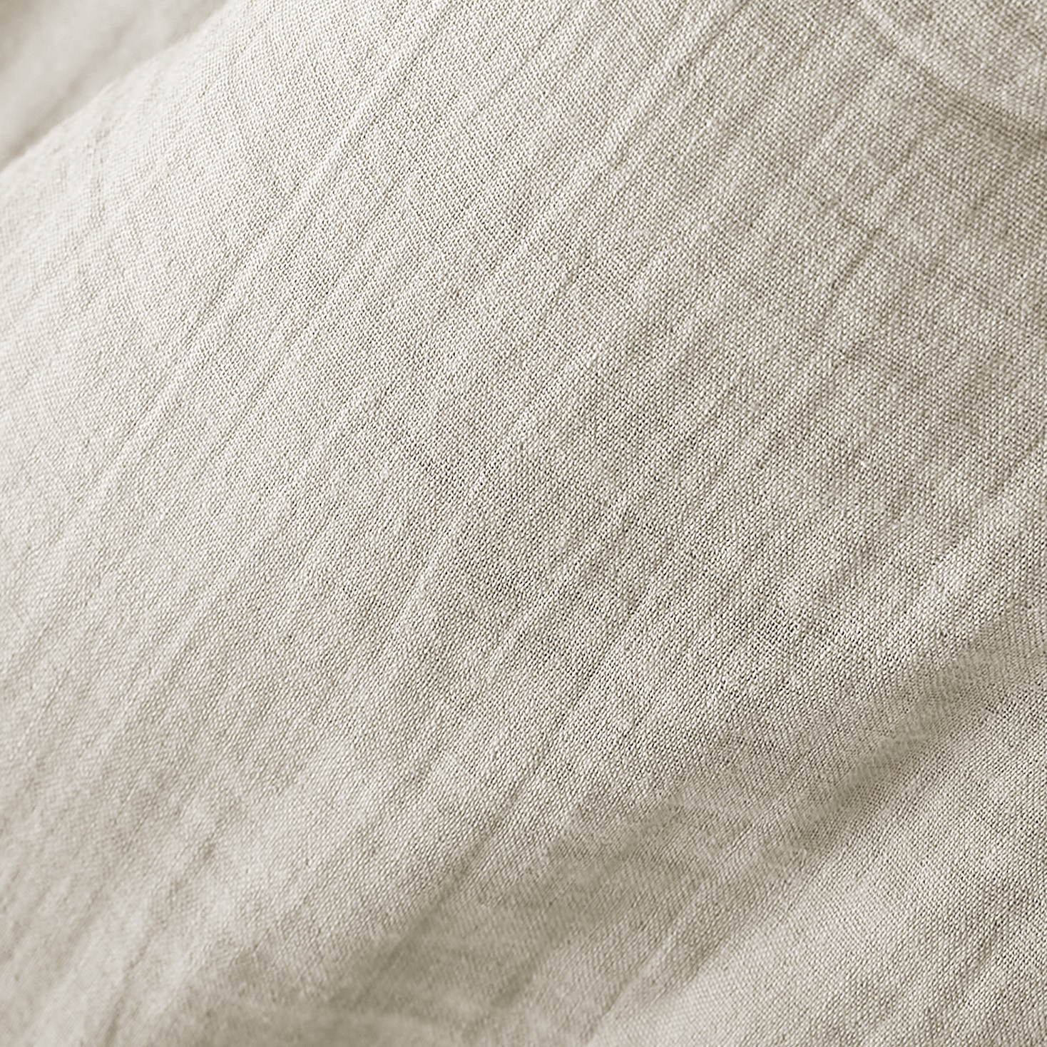 Lot de 3 serviettes gaze de coton (40 x 40 cm) Gaïa Beige pampa