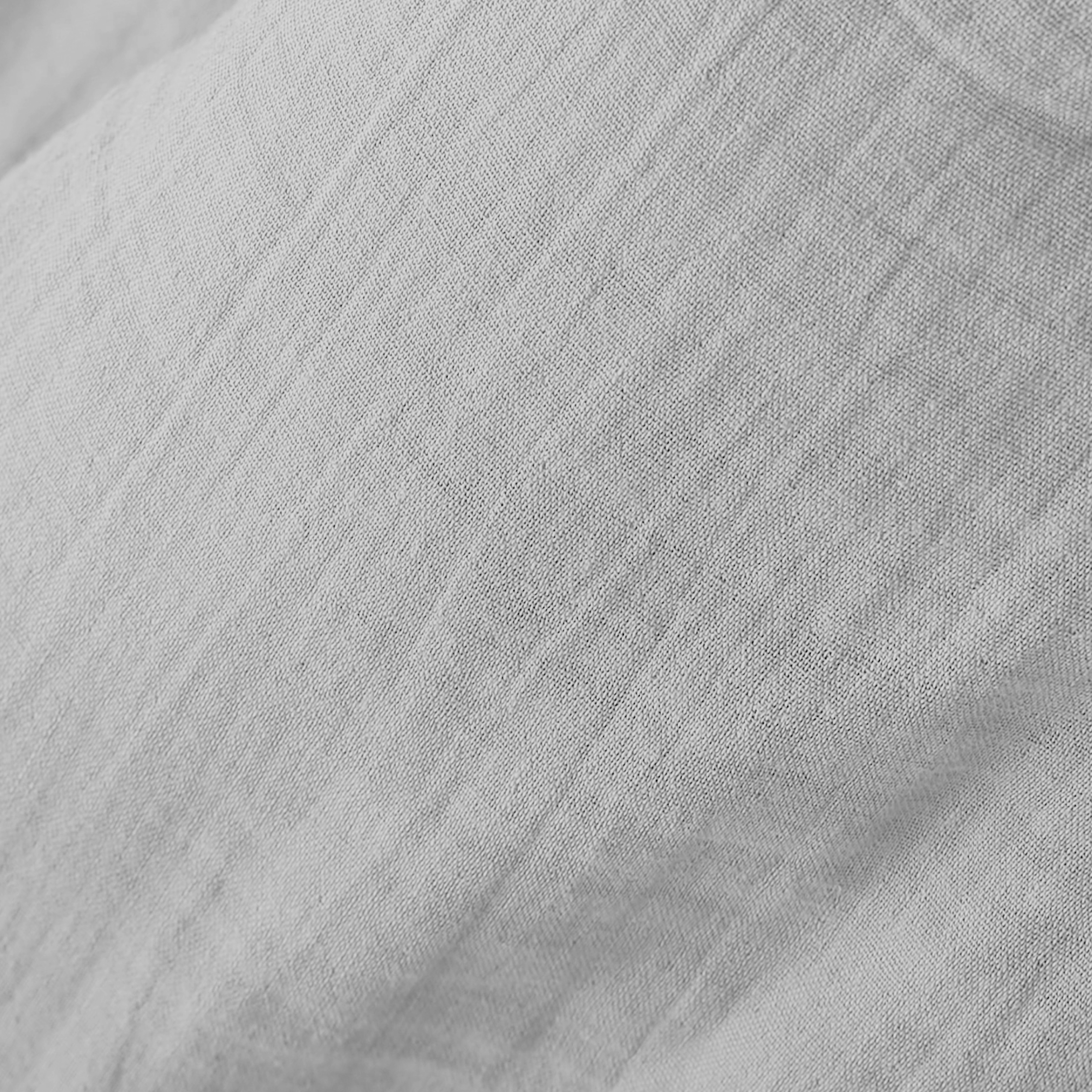 Cache-sommier Gaze de coton (180 x 200 cm) Gaïa Gris nuage 3