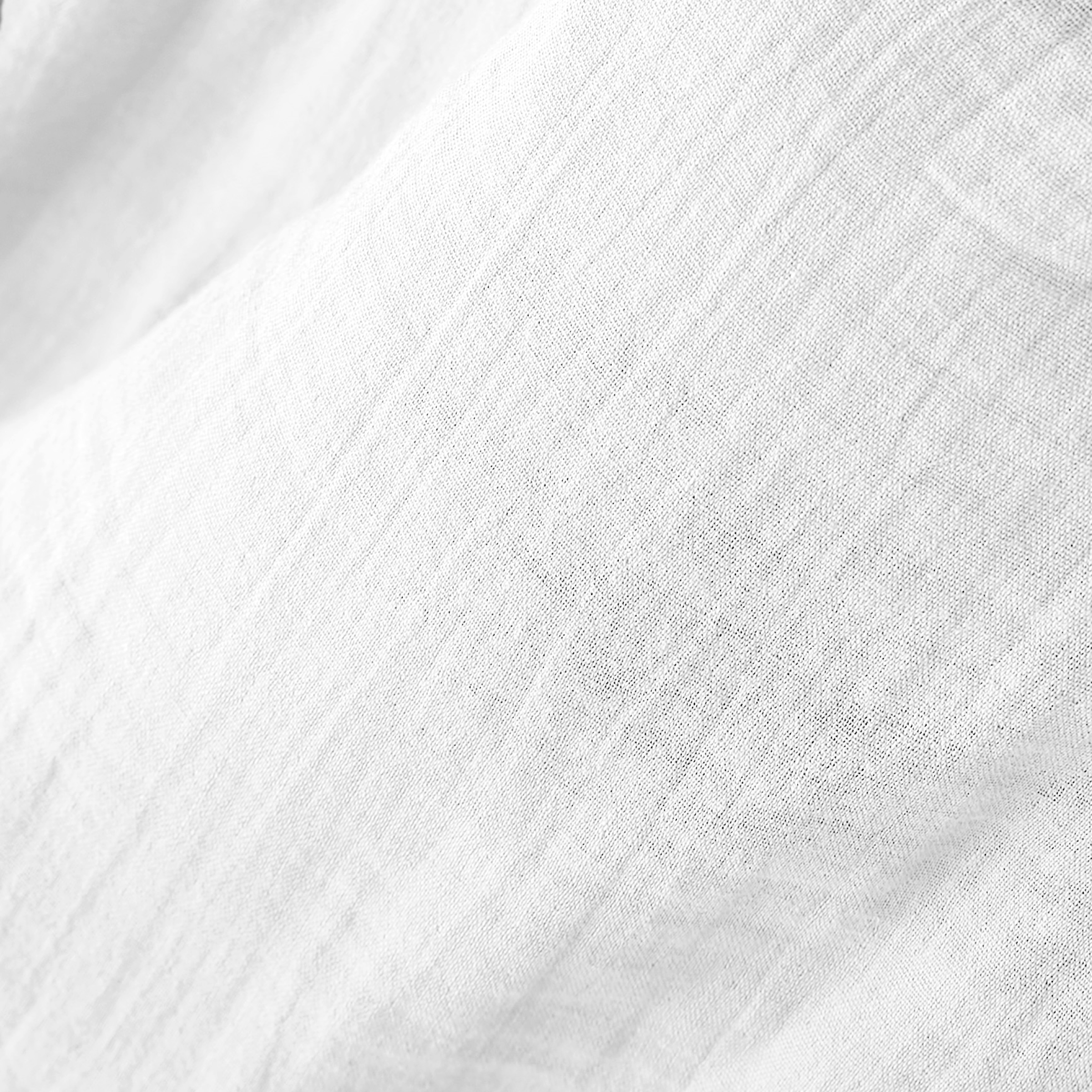 Drap housse gaze de coton (90 x 200 cm) Gaïa Blanc chantilly