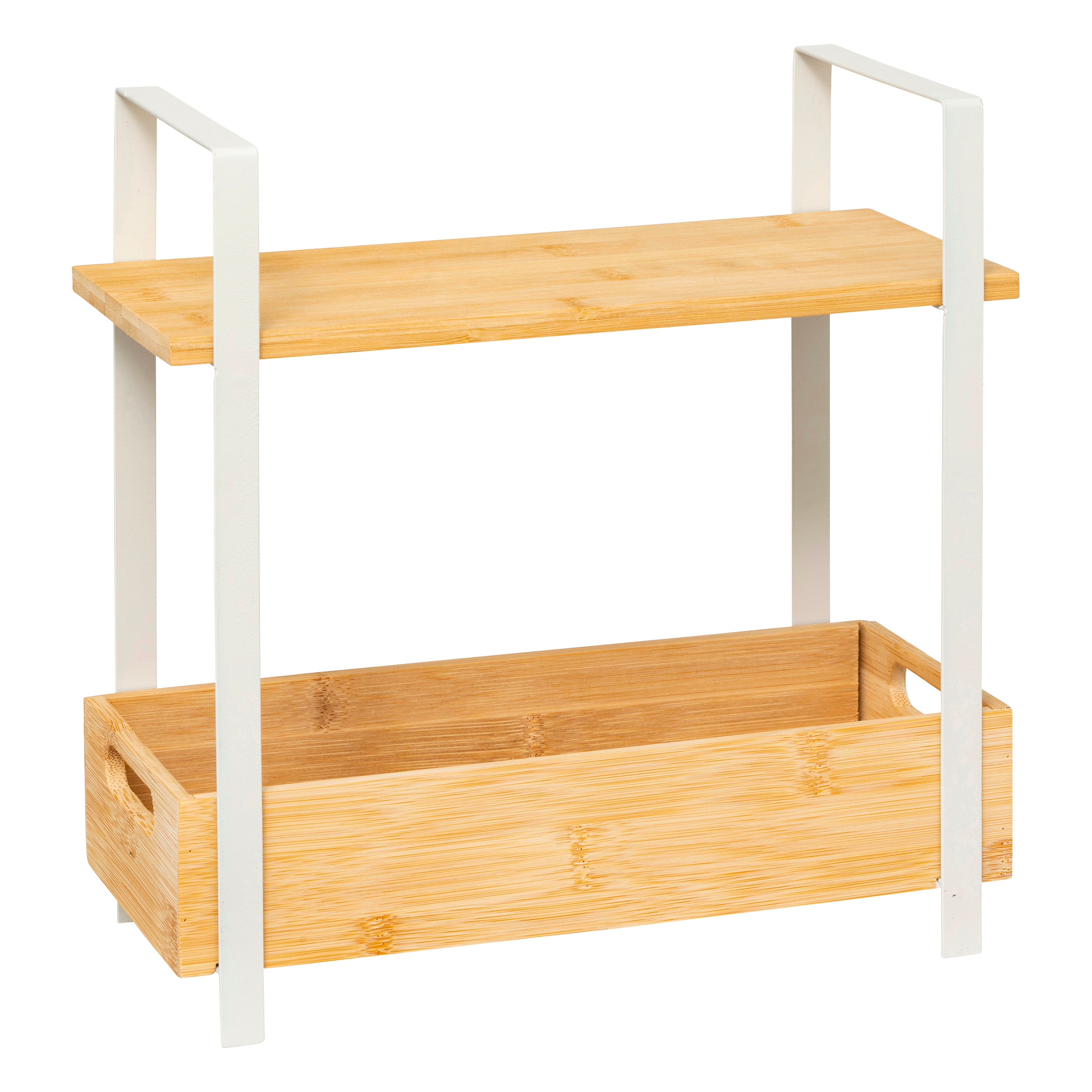 ETAGERE 2NIV BAC ORDERA ARGILE L. 30 x P. 14 x H. 30 cm