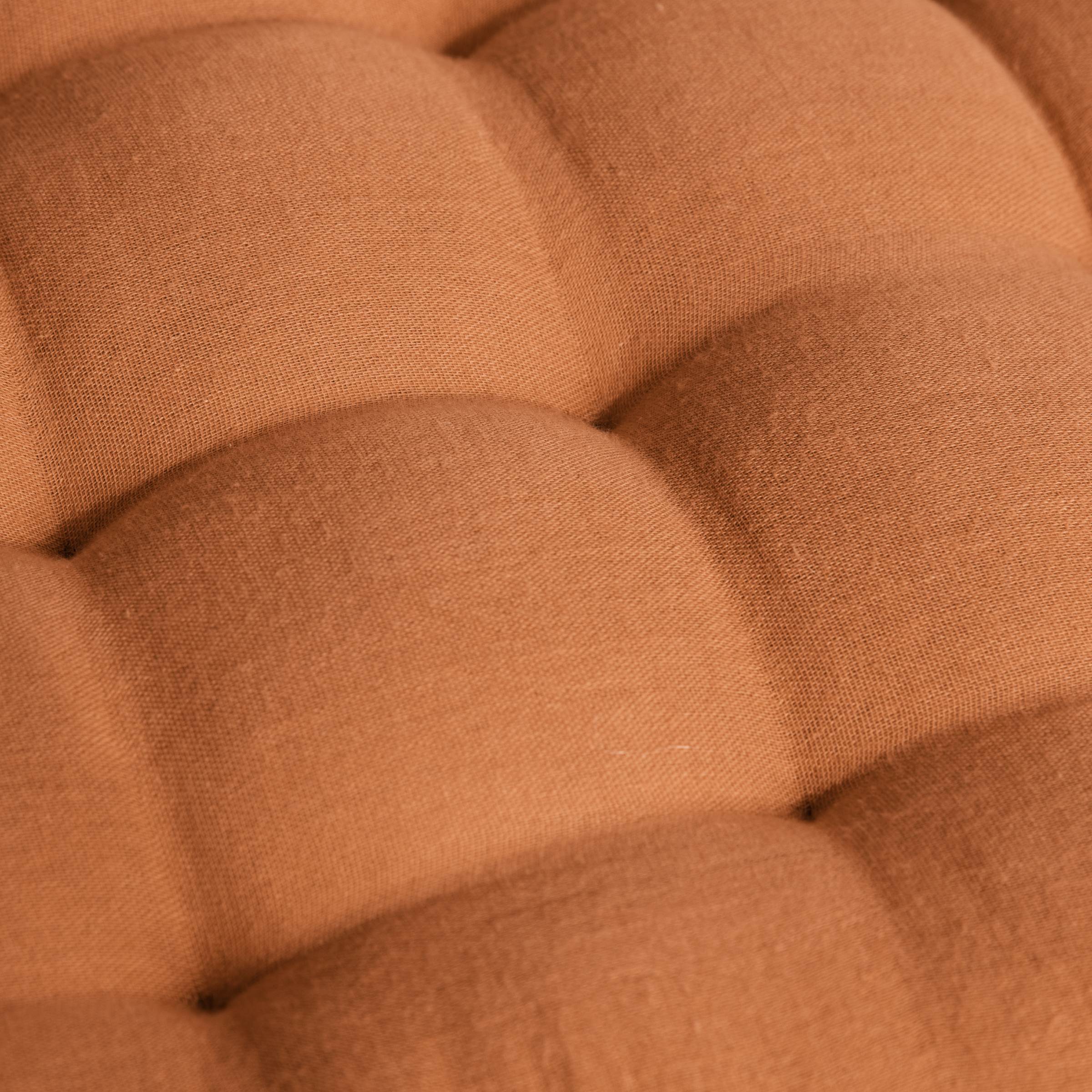 Matelas de sol gaze de coton (60 x 120 cm) Gaïa Abricot