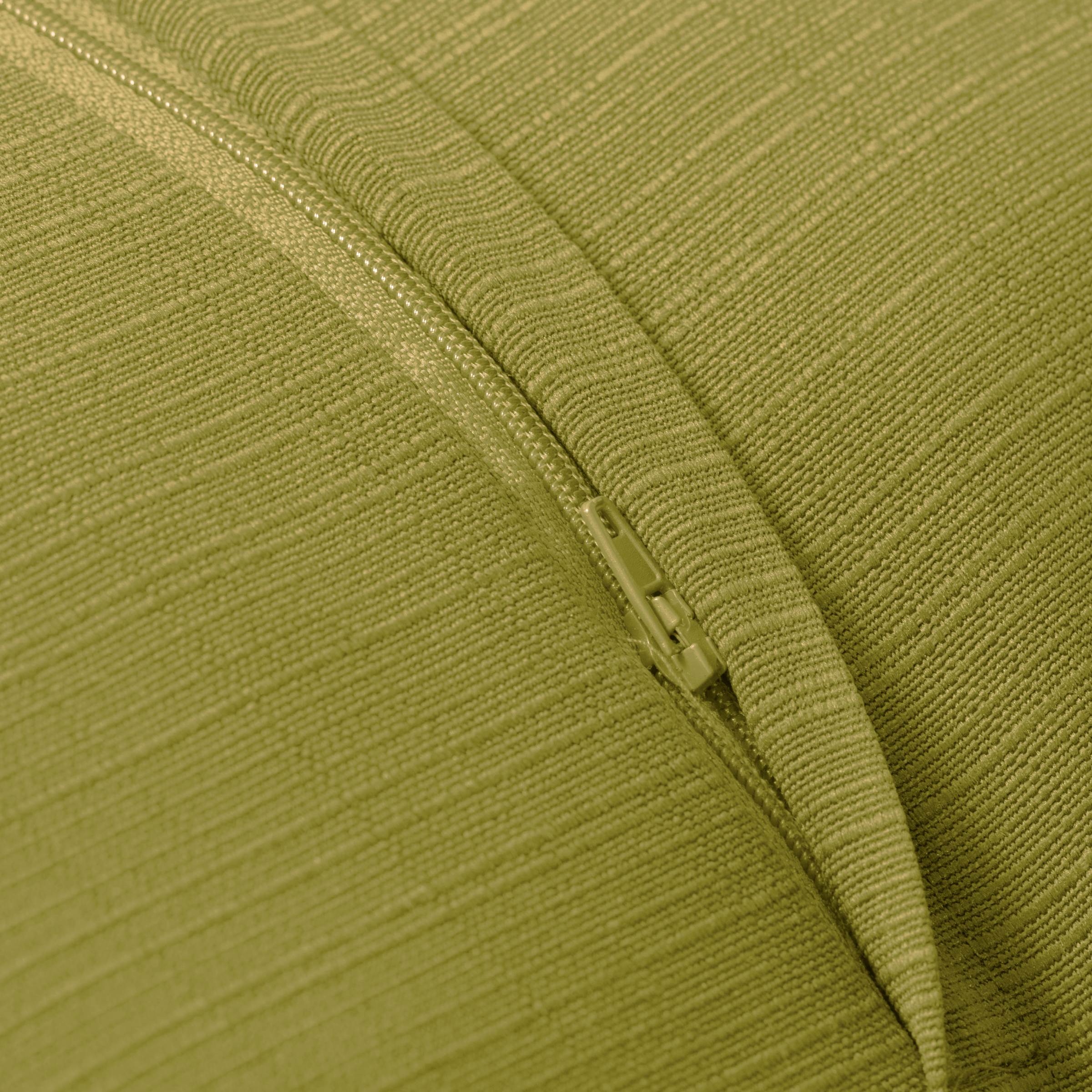 EM - Coussin dŽhoussable 60 x 60 cm Polyester uni SUNSET Vert olive