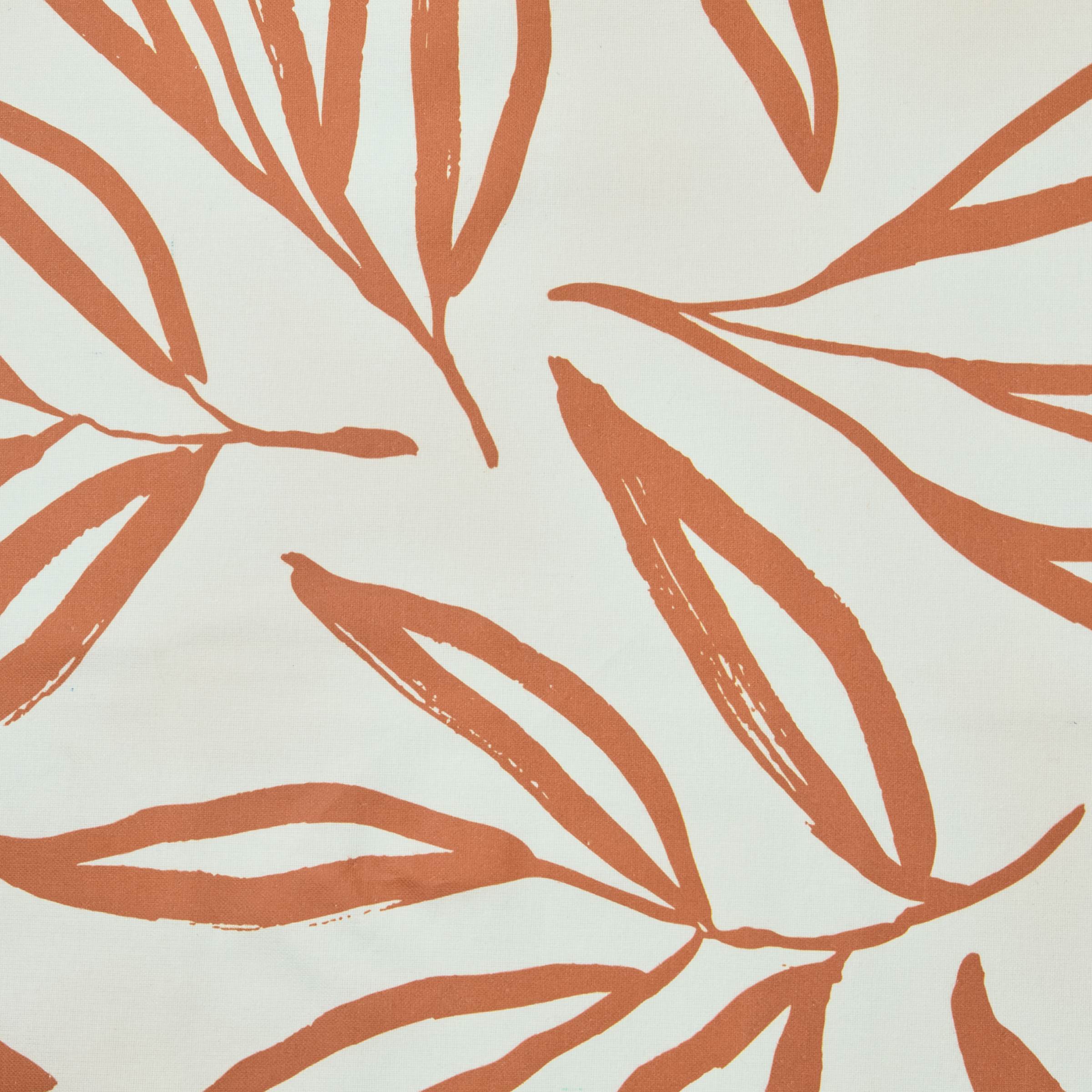 EM - Nappe en coton enduit 150 x 250 cm GALICE terracotta
