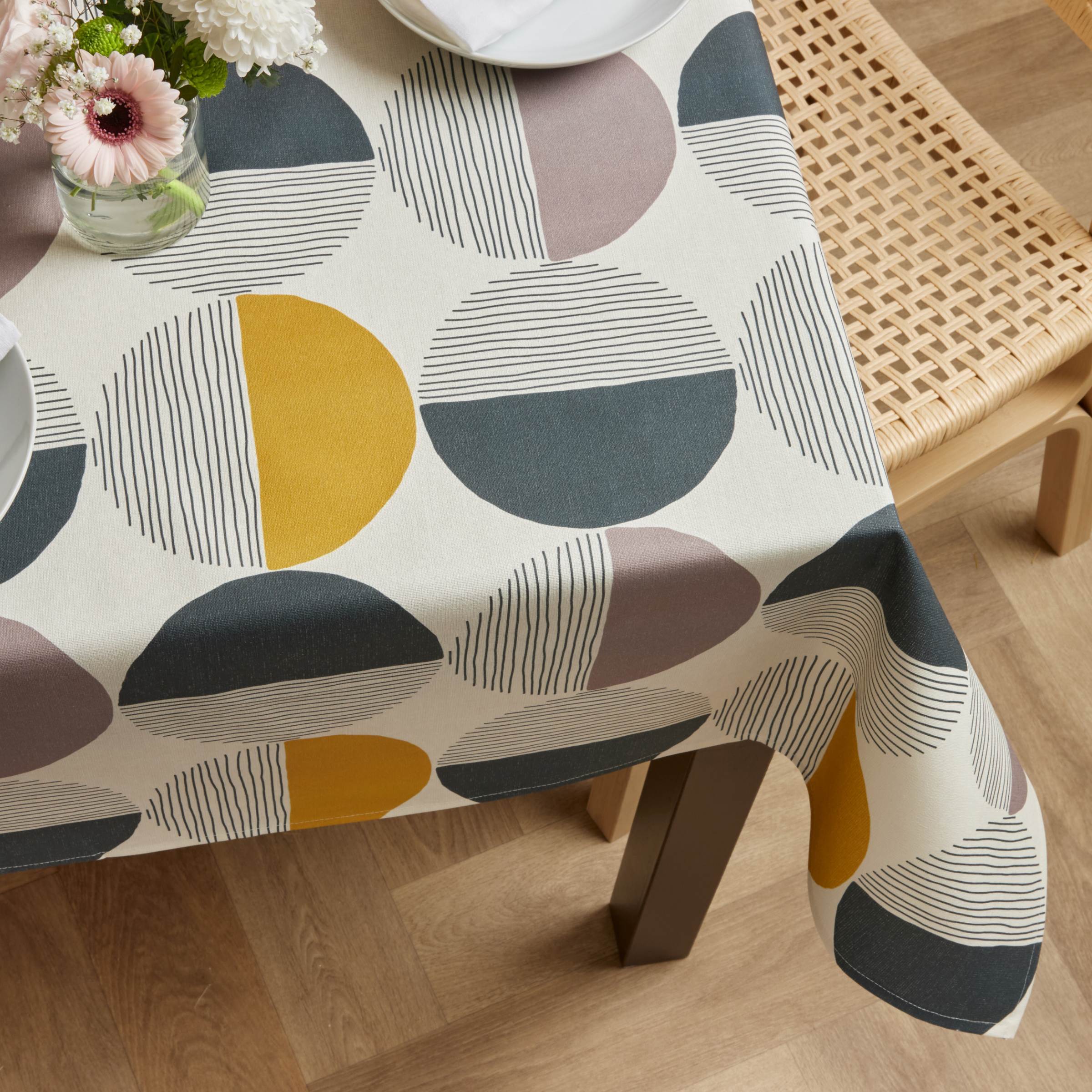 EM - Nappe en coton enduit 150 x 250 cm HARLEM