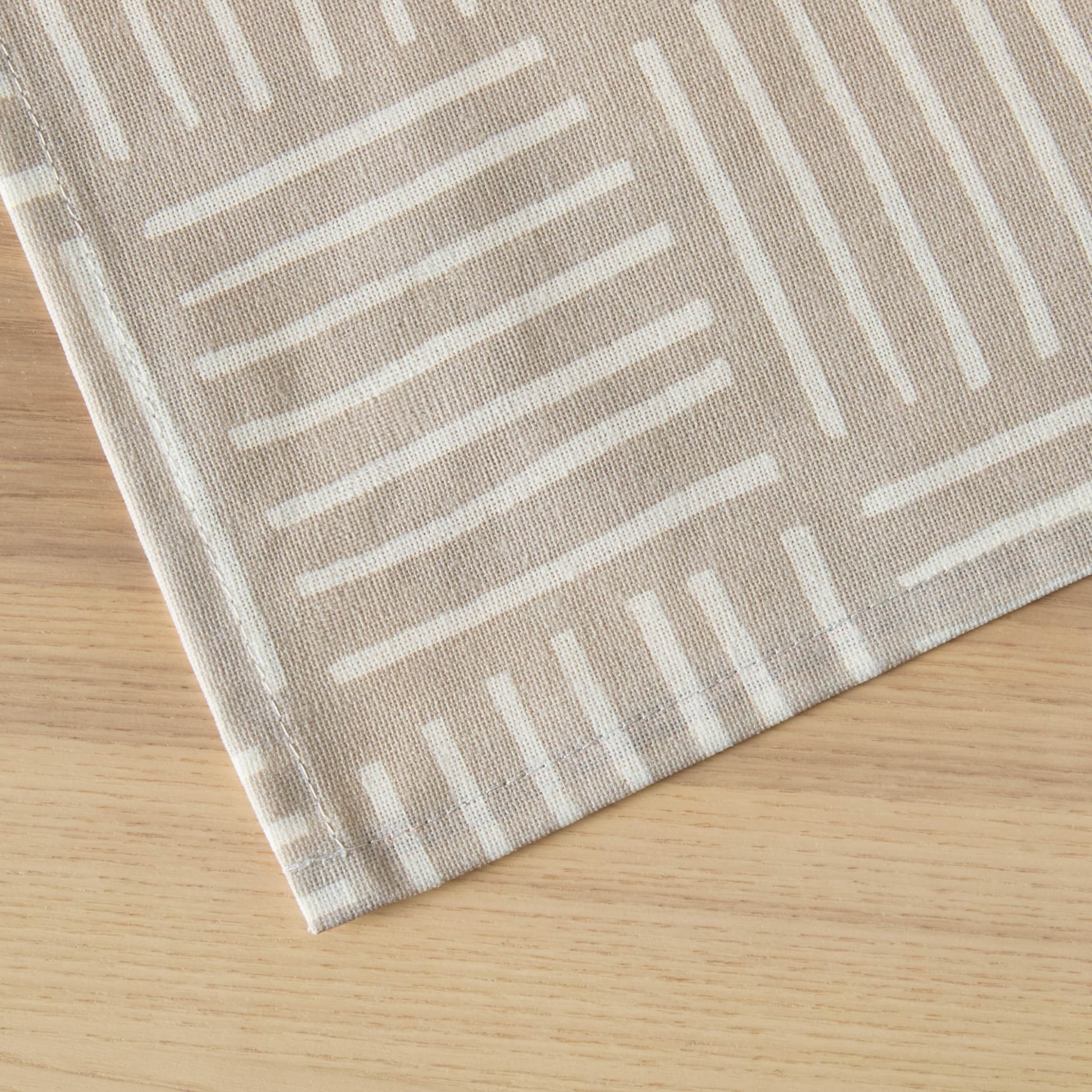 EM - Nappe en coton enduit 150 x 250 cm PAOLO naturel