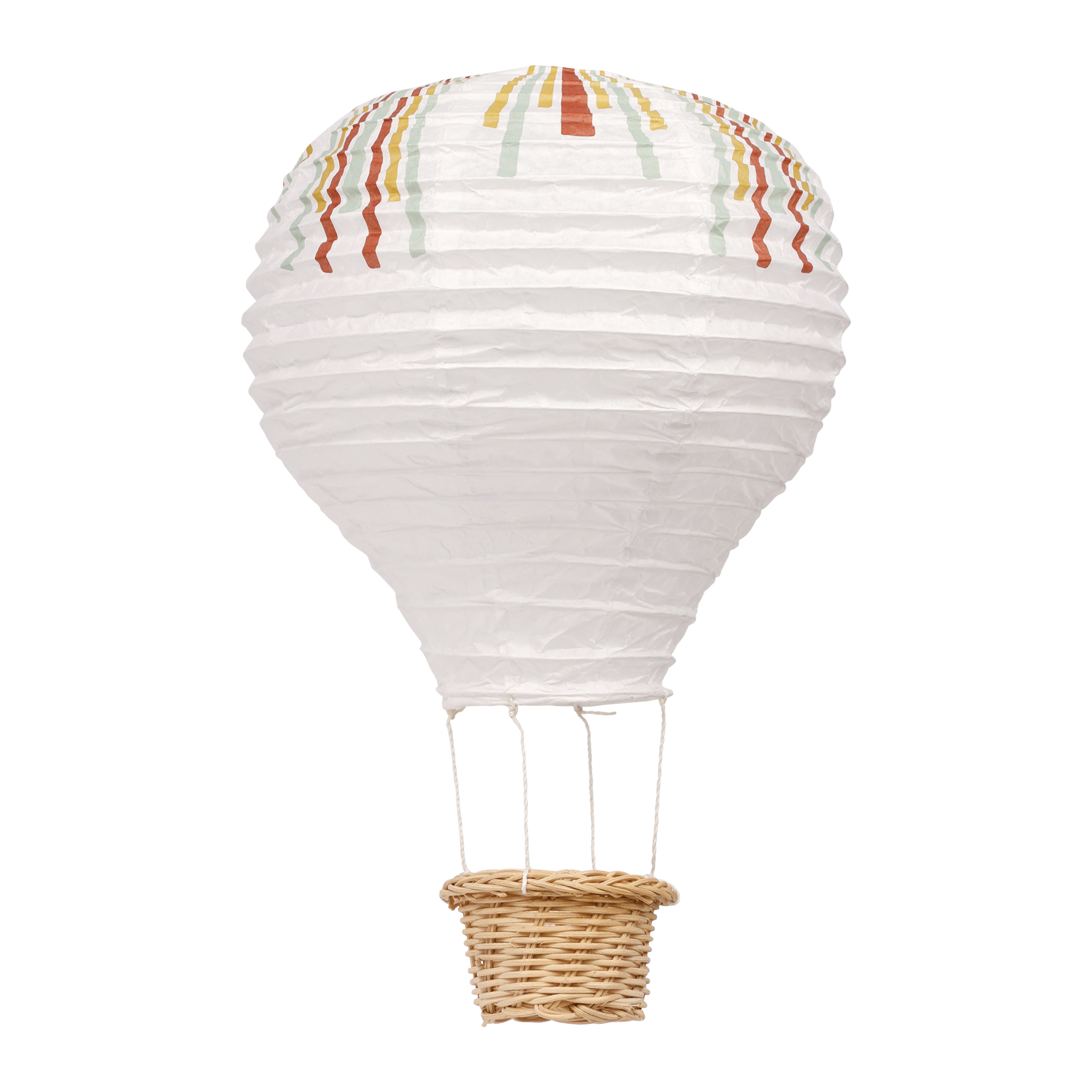 Suspension montgolfière enfant papier (H40 cm) Serpentin Multicolore