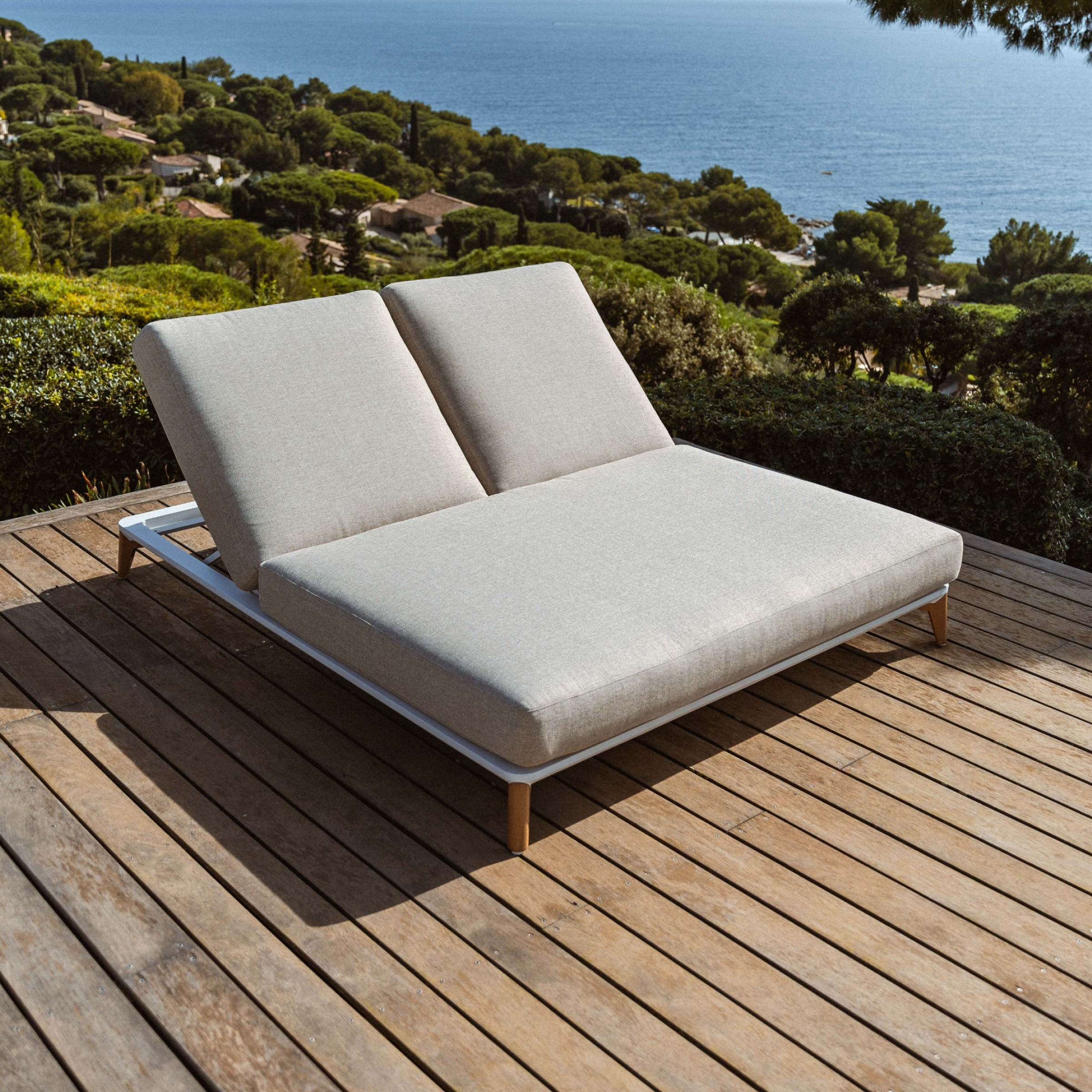 Transat double aluminium Monte Carlo - Blanc
