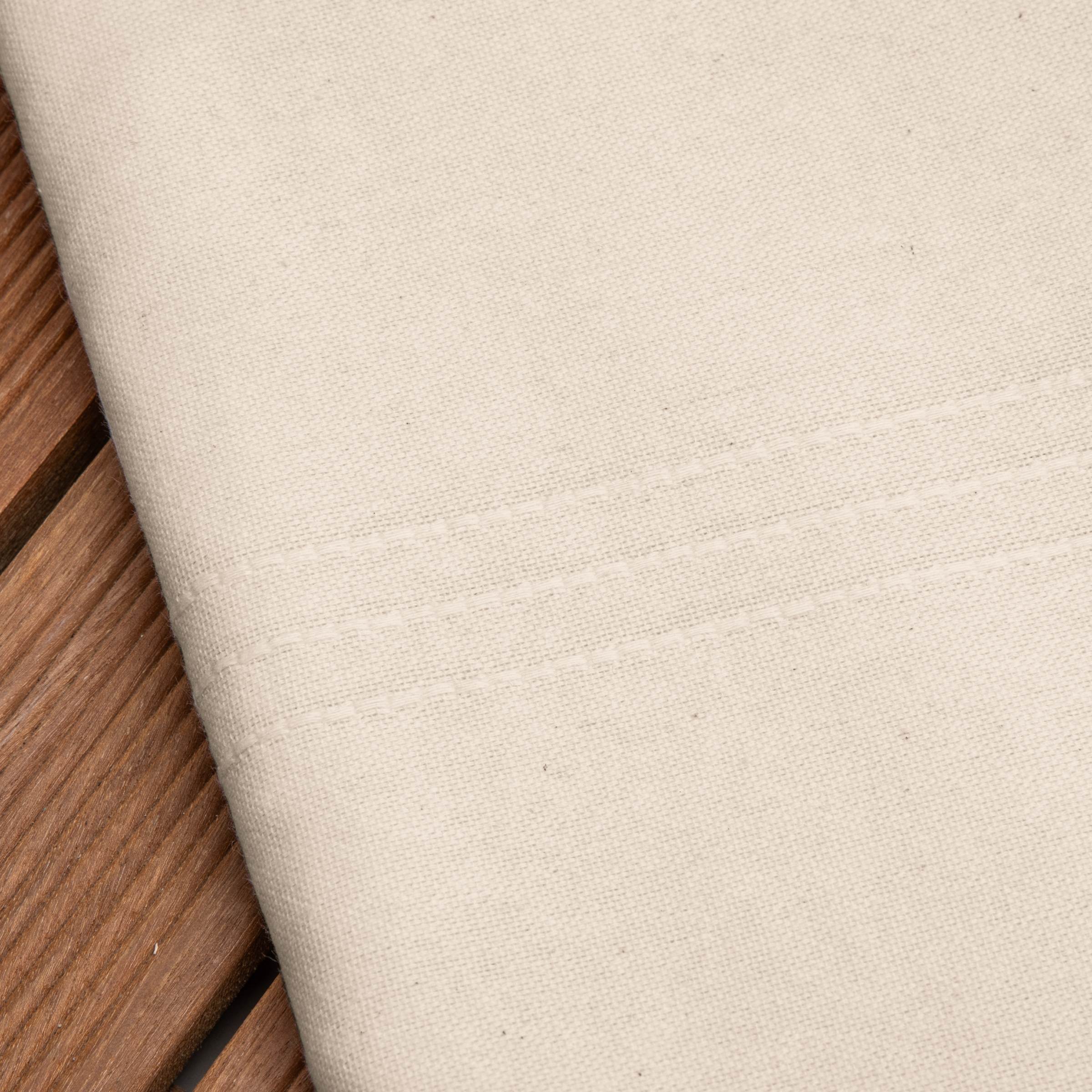Fouta coton recyclé (100 x 200 cm) Sunshine Blanche